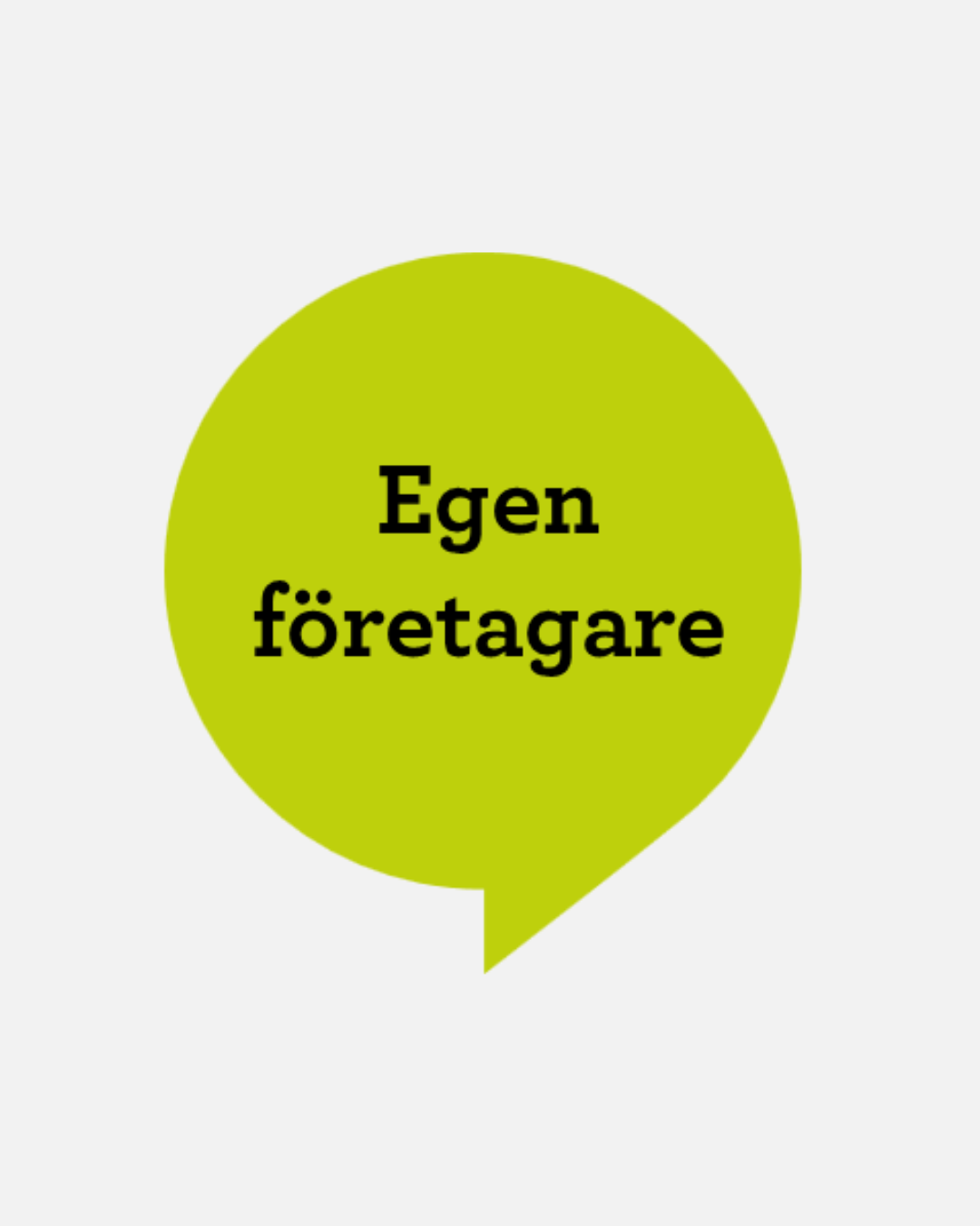 egen företagare