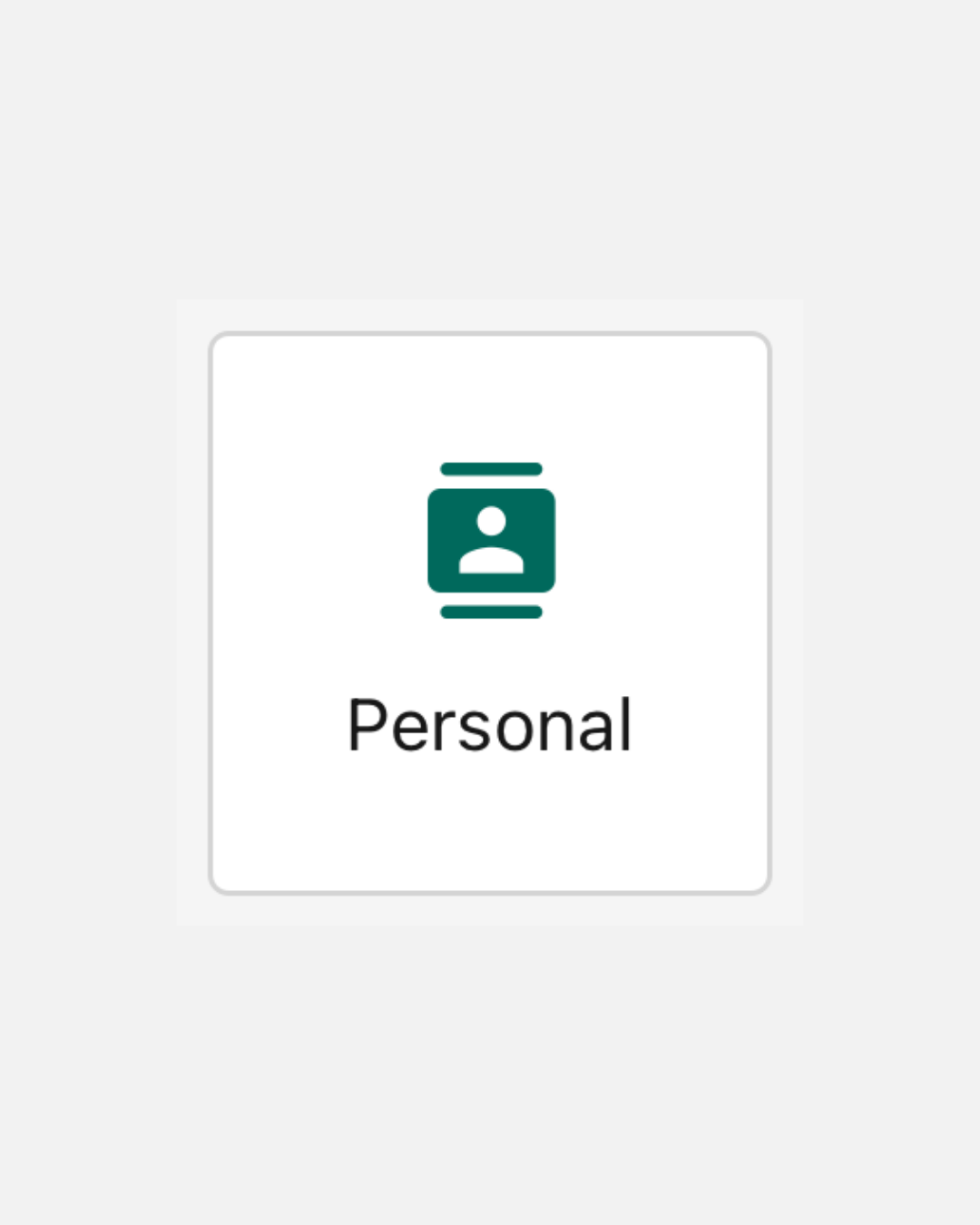 personal ikon
