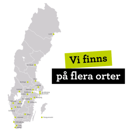 Vi finns på flera orter