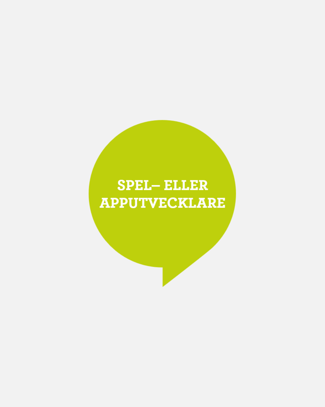 spel- eller apputvecklare