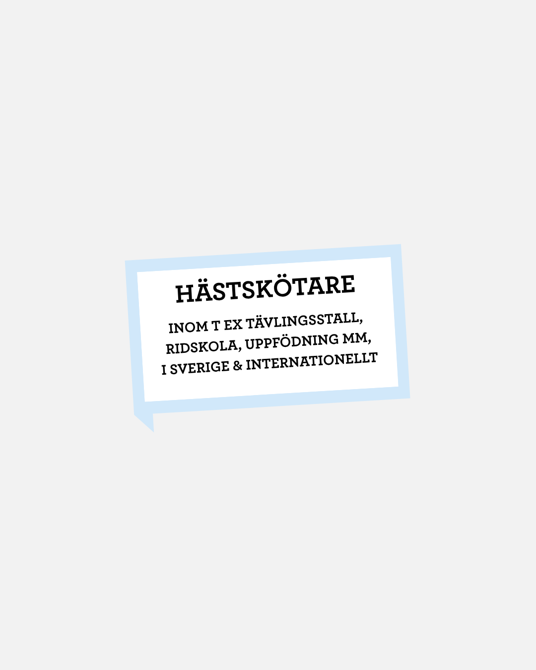 hästskötare