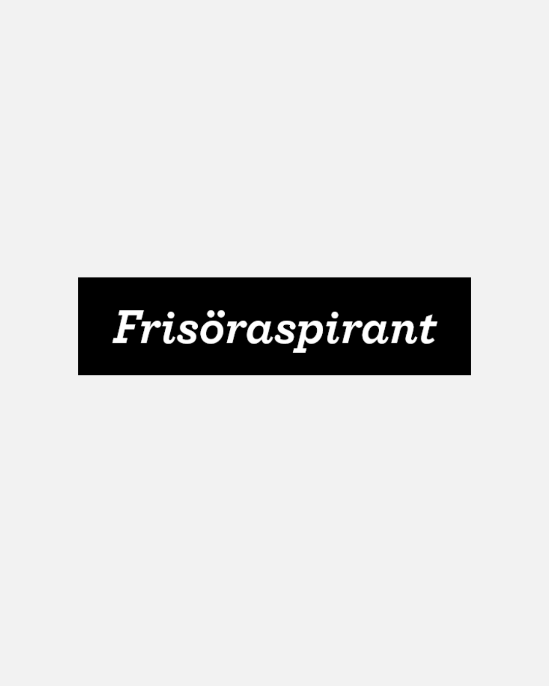 frisöraspirant