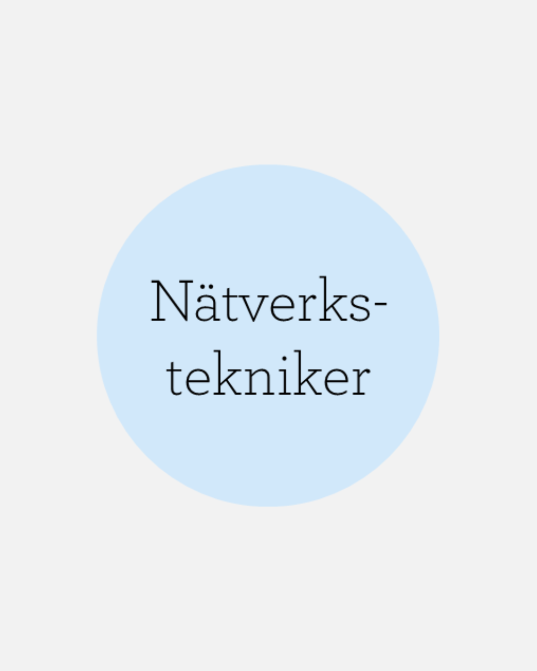 nätverkstekniker