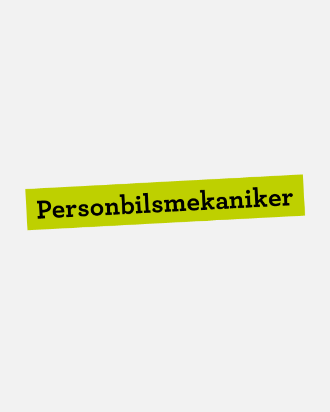 personbilsmekaniker