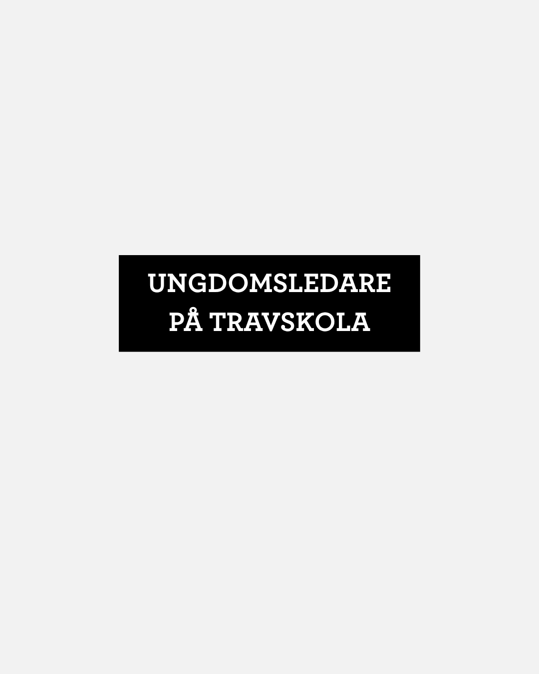 UNGDOMSLEDARE