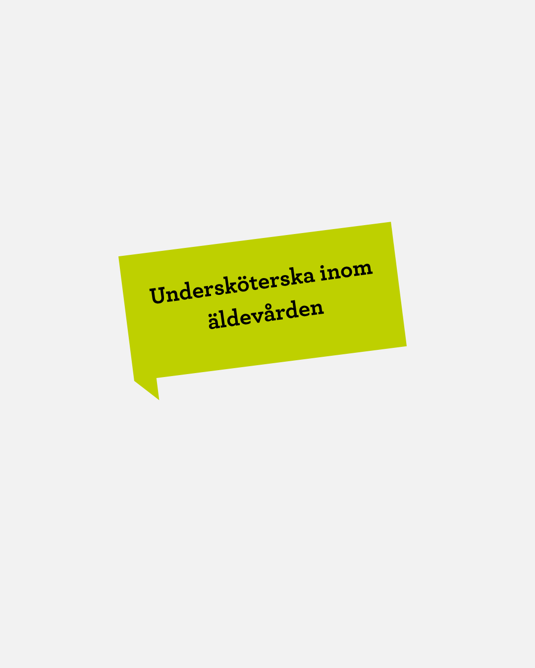 undersköterska inom äldrevården
