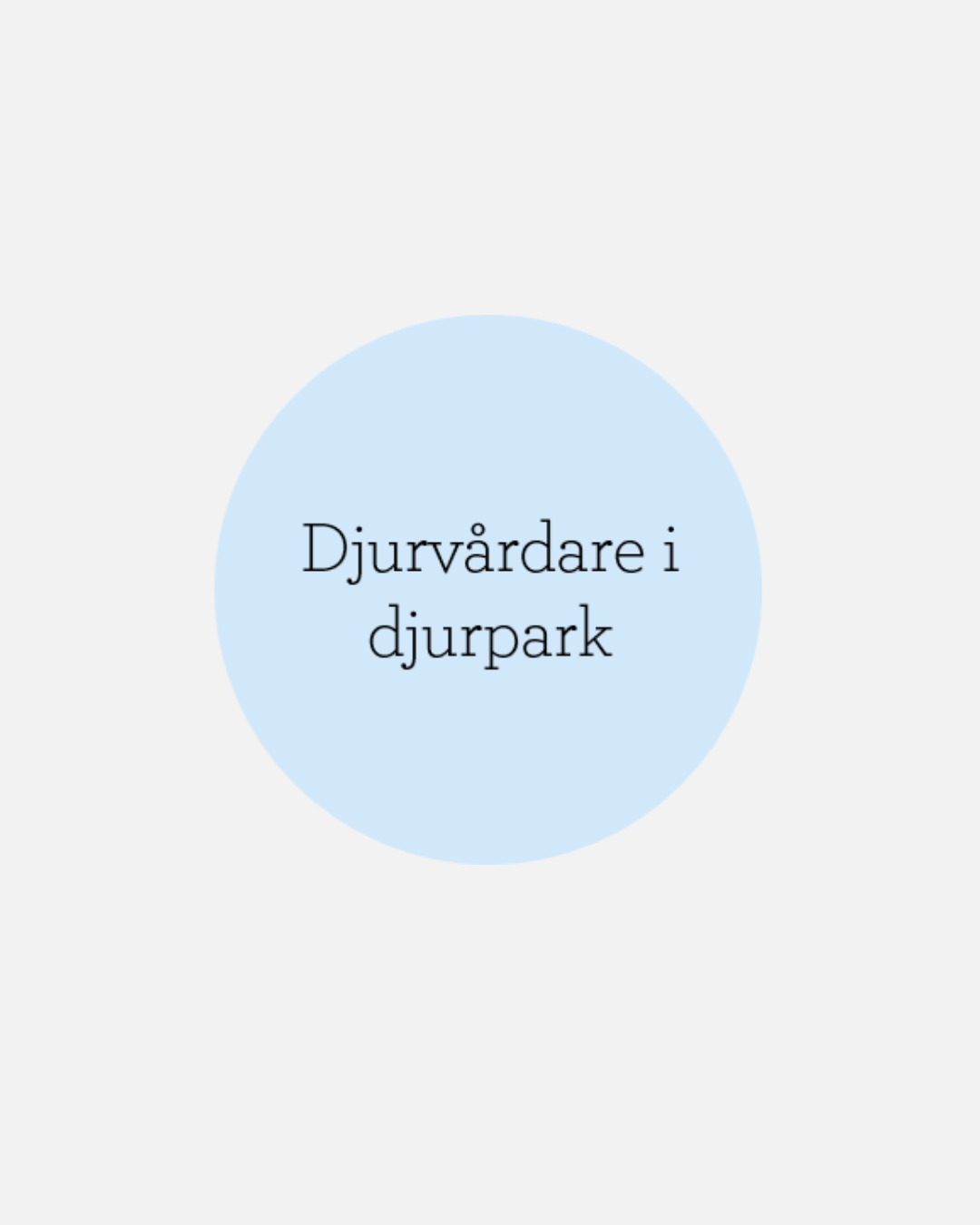 djurvårdare i djurpark