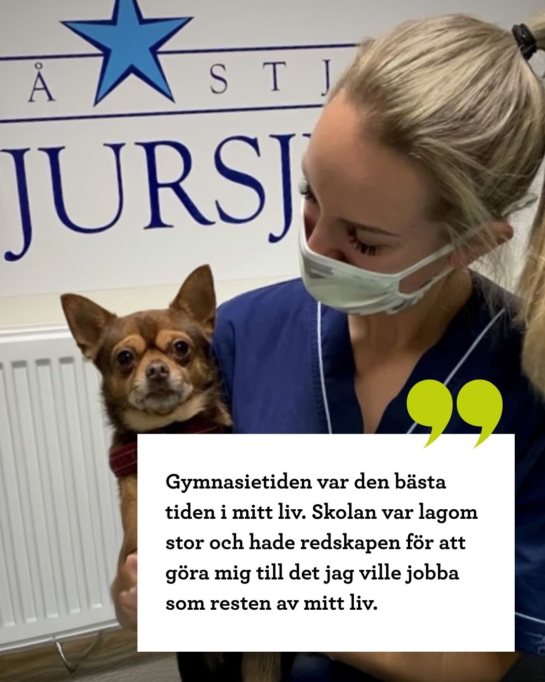 Elin Gilborne med hund