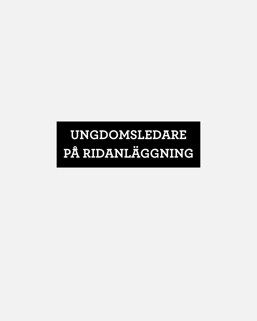 ungdomsledare