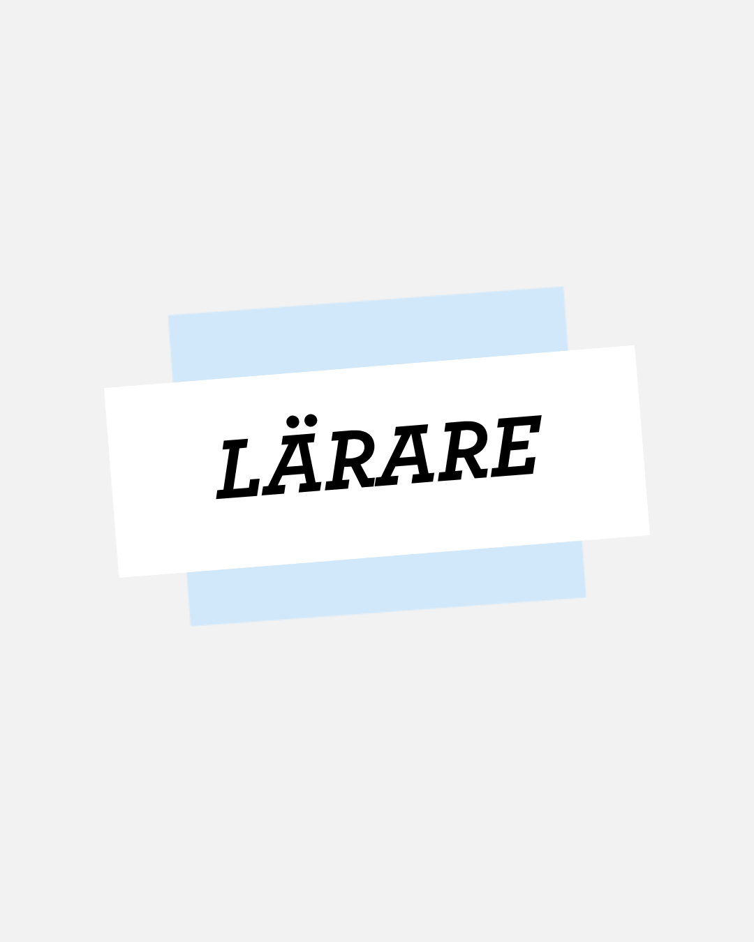 LÄRARE