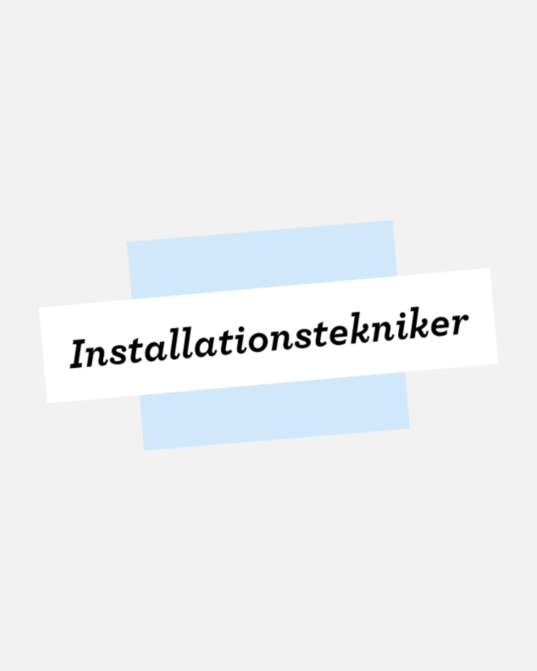 installationstekniker