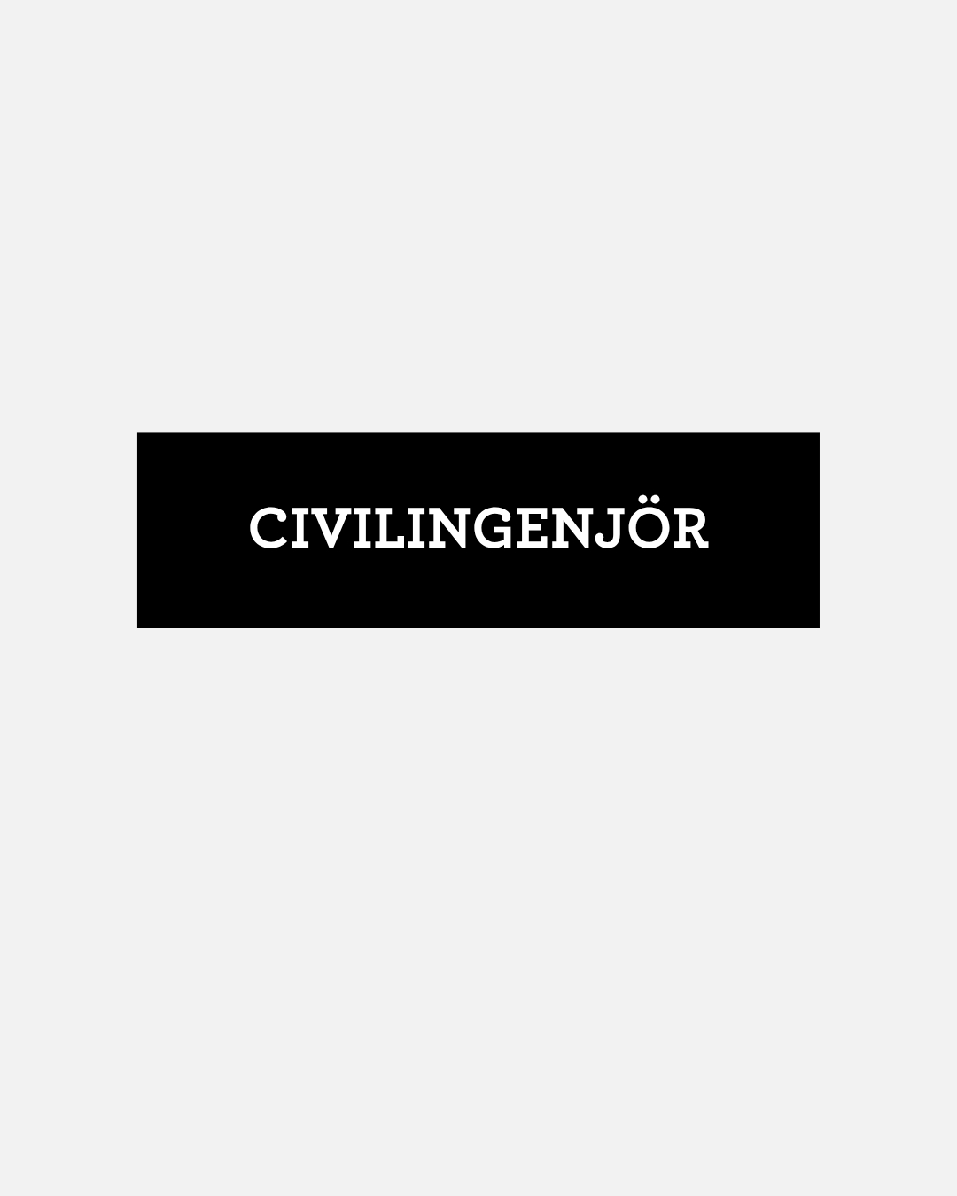 CIVILINGENJÖR