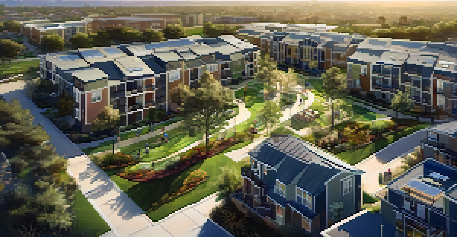Aerial view of Carlsbad with new housing developments and green spaces, highlighting the blend of urban life and sustainability.