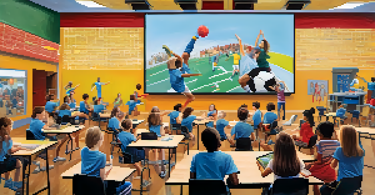 A collage showing various extracurricular activities such as soccer, coding, theater performance, and community service, highlighting student engagement.