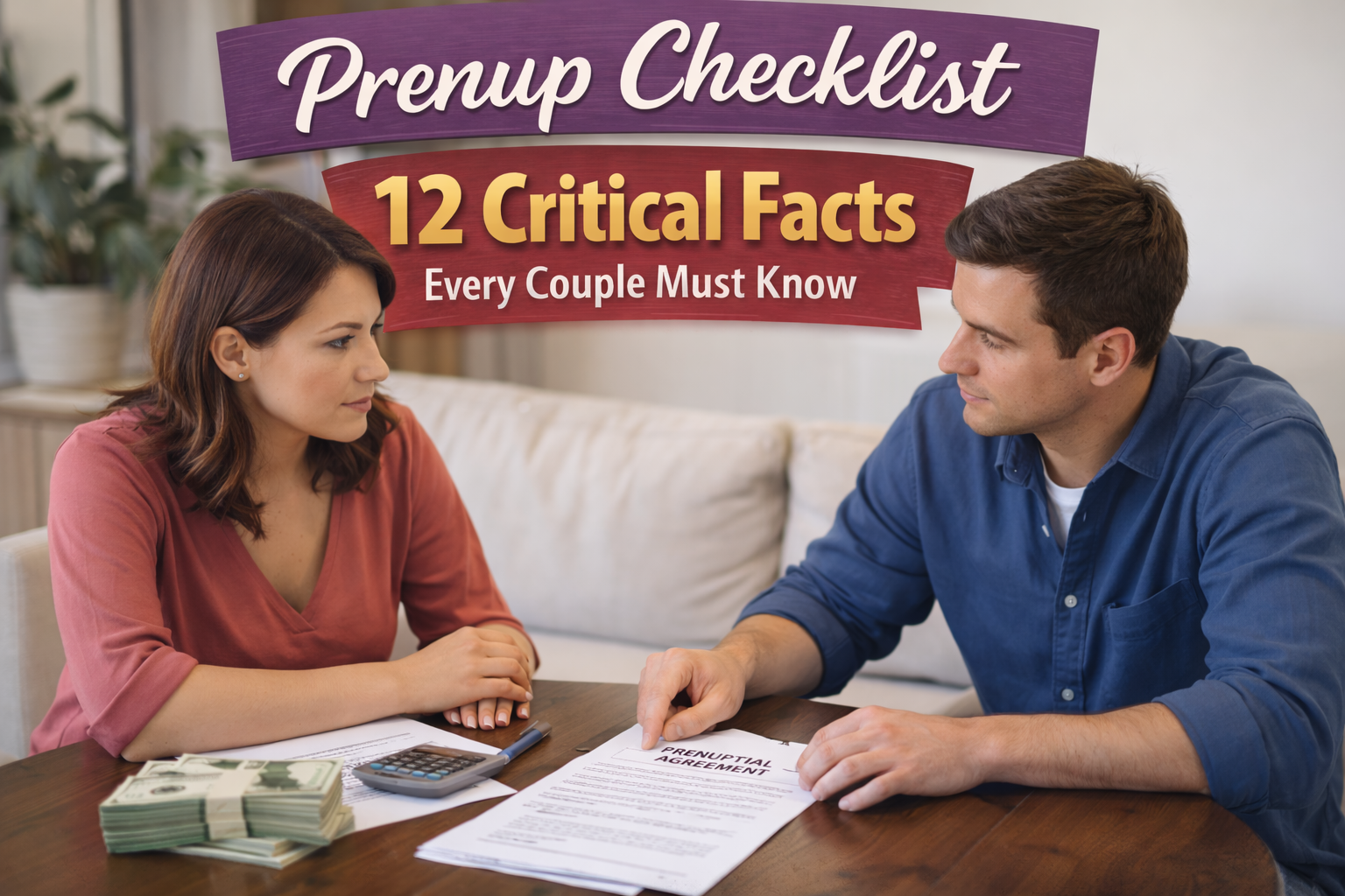 Prenup Checklist: 12 Critical Facts Every Couple Must Know in 2026