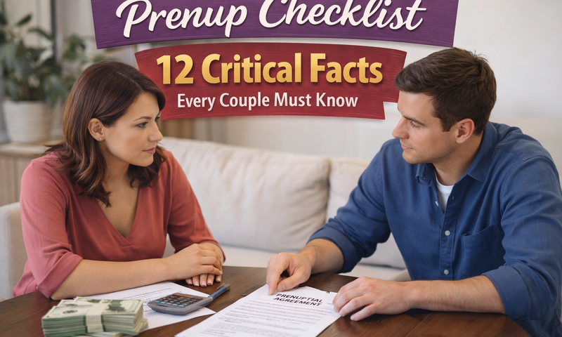 Prenup Checklist: 12 Critical Facts Every Couple Must Know in 2026