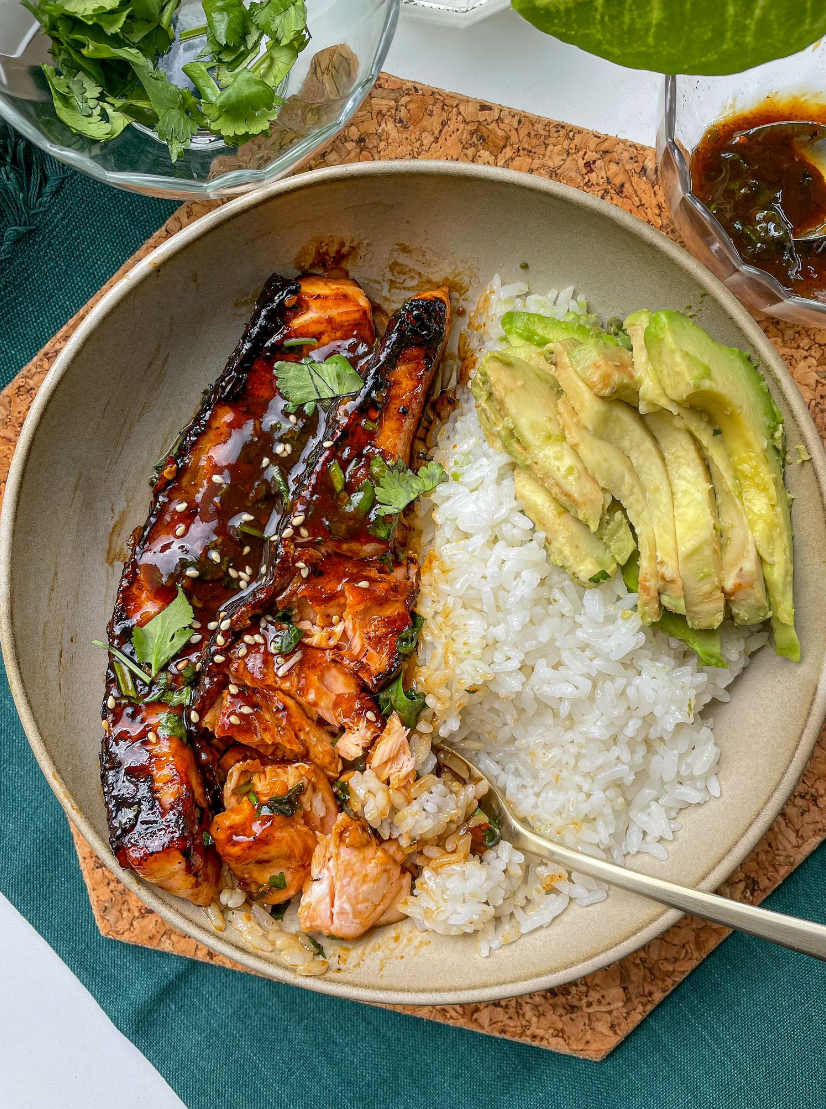 Sweet & Spicy salmon 