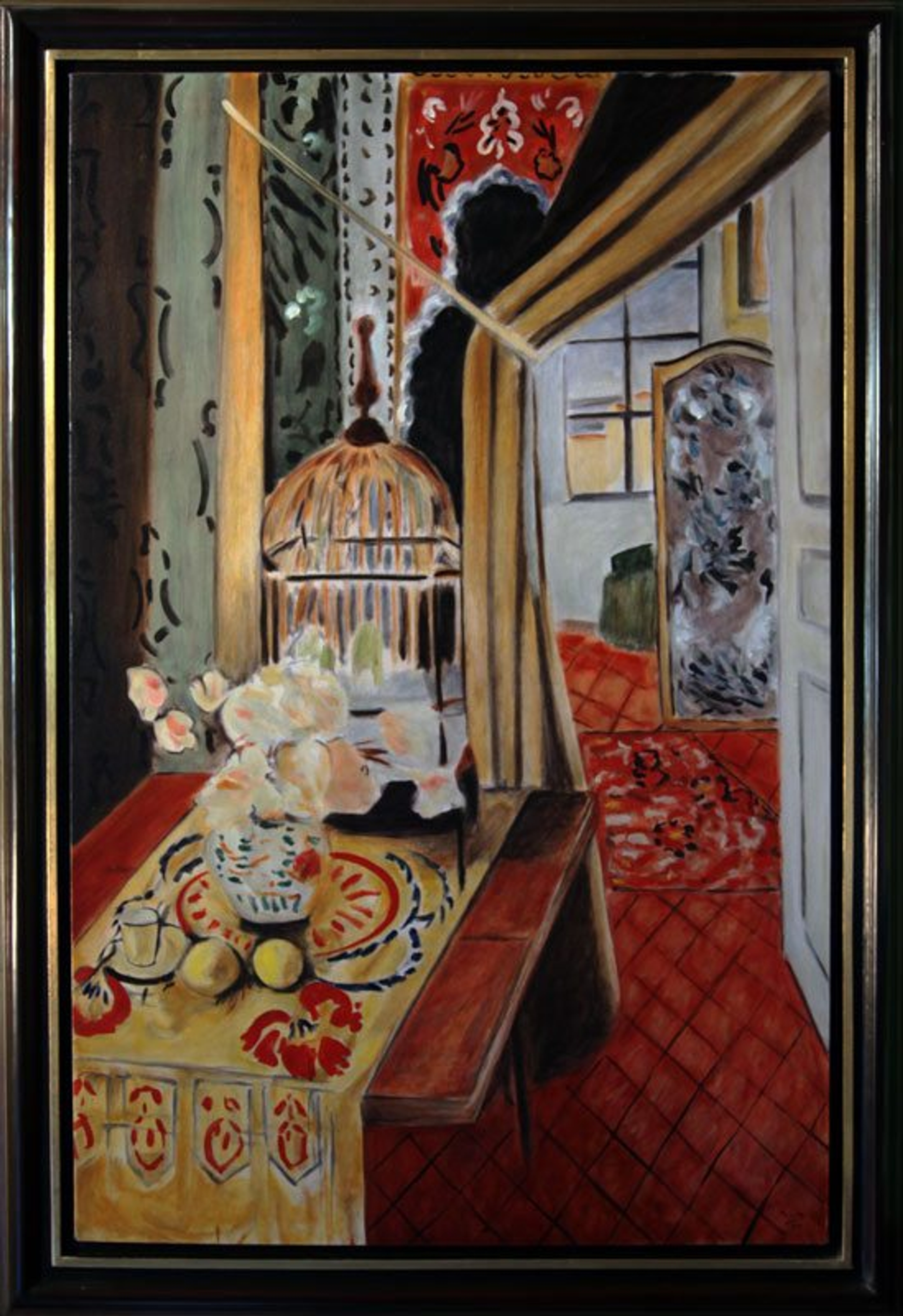 Birdcage — oil painting by Brock Irwin