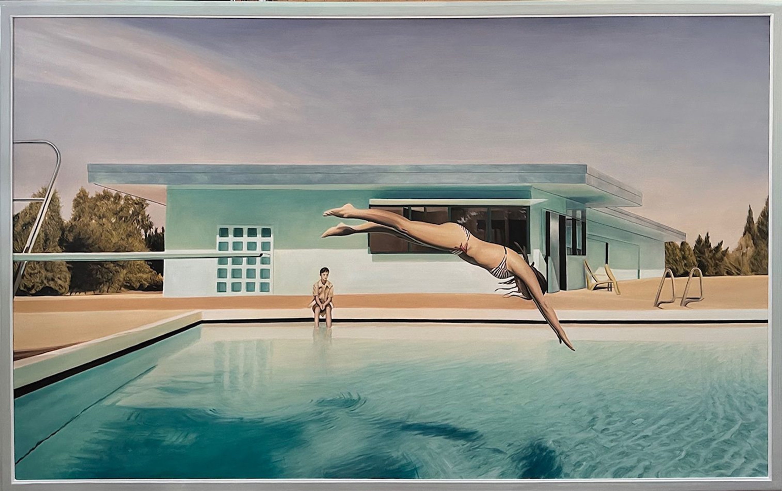 Diver — oil painting by Brock Irwin