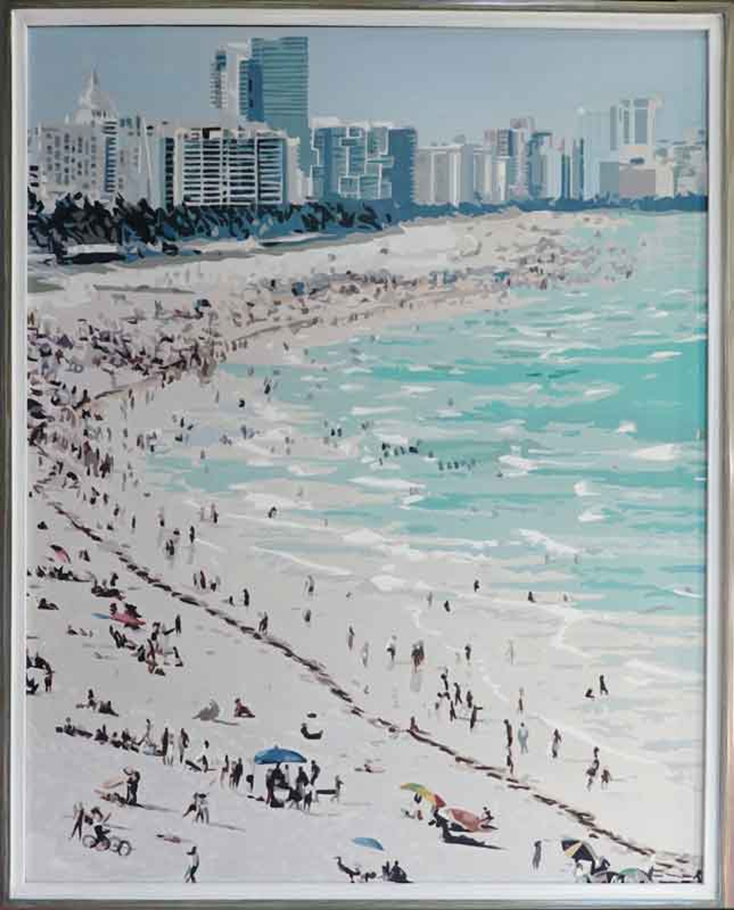 Modern Landscape (Beach #8) — oil painting by Brock Irwin