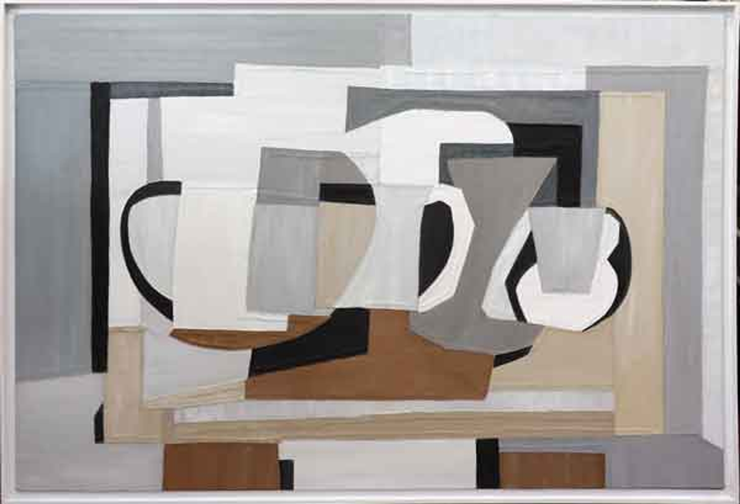 Neutral #1 (collage) — oil painting by Brock Irwin