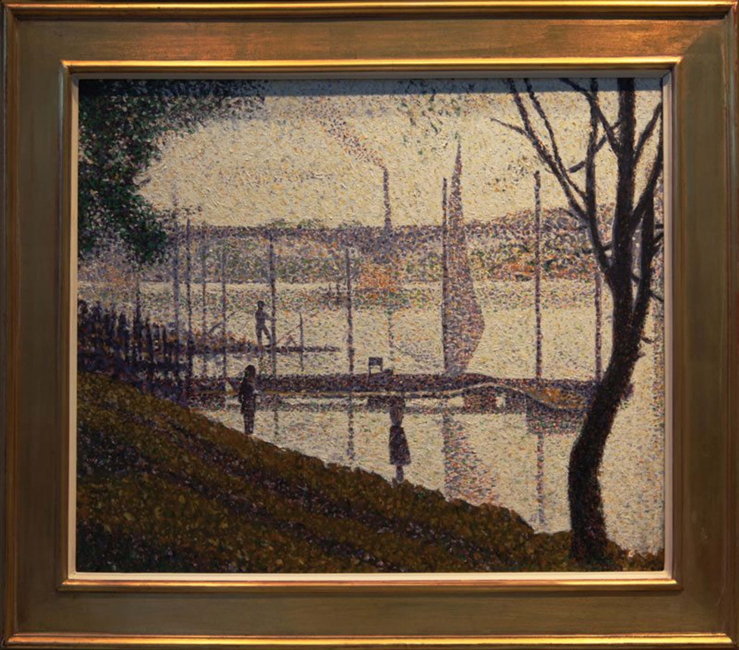 The Bridge — oil painting by Brock Irwin