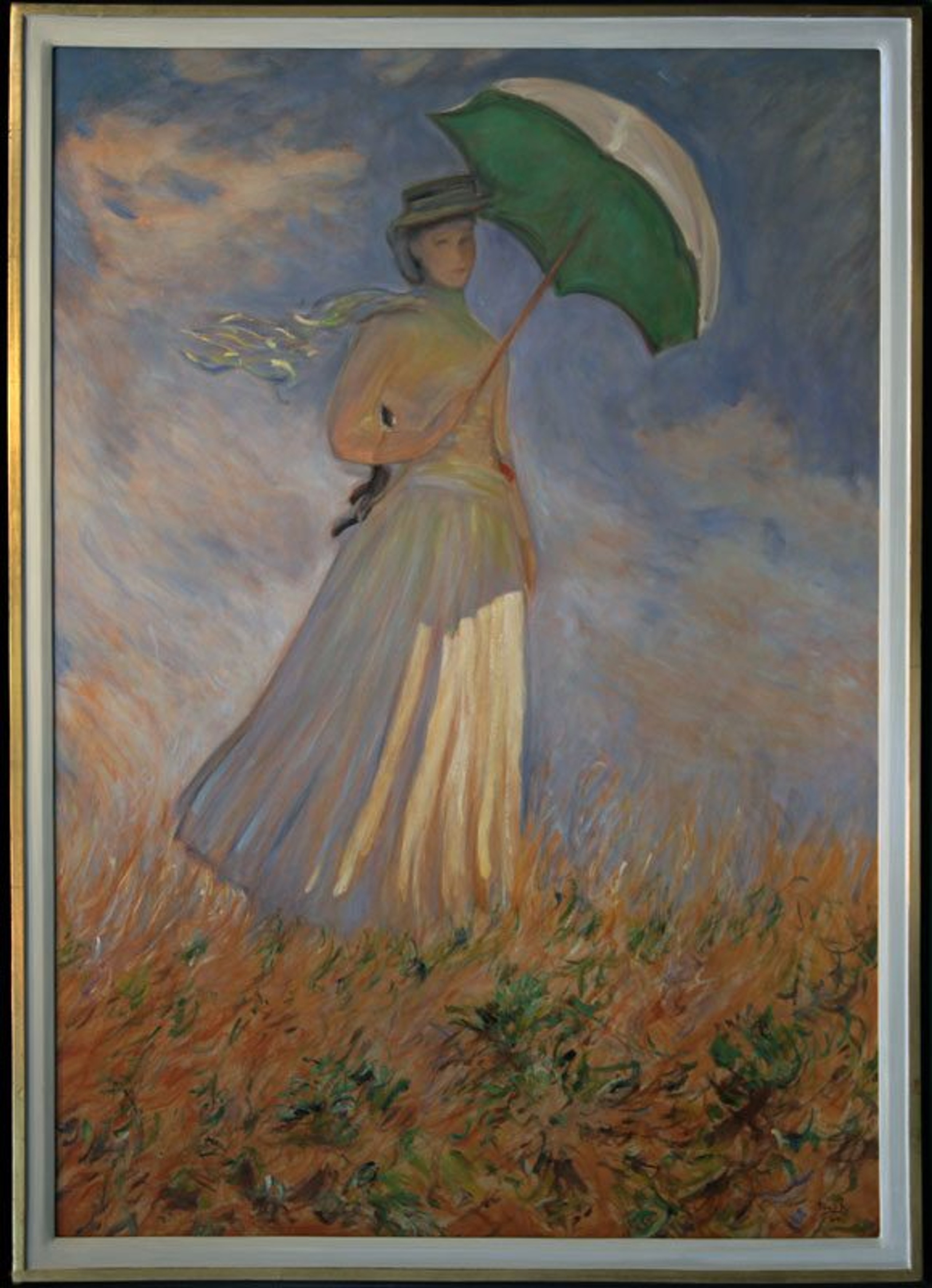 Woman w/Parasol — oil painting by Brock Irwin