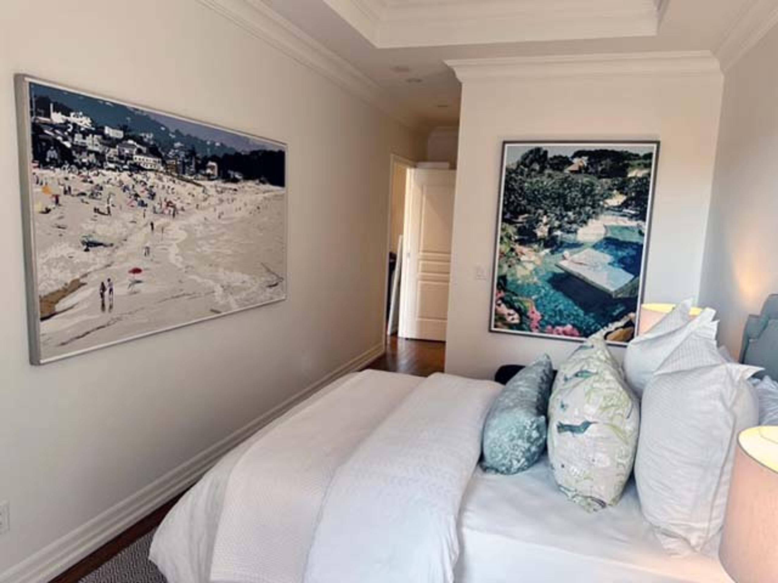 Bedroom staging example