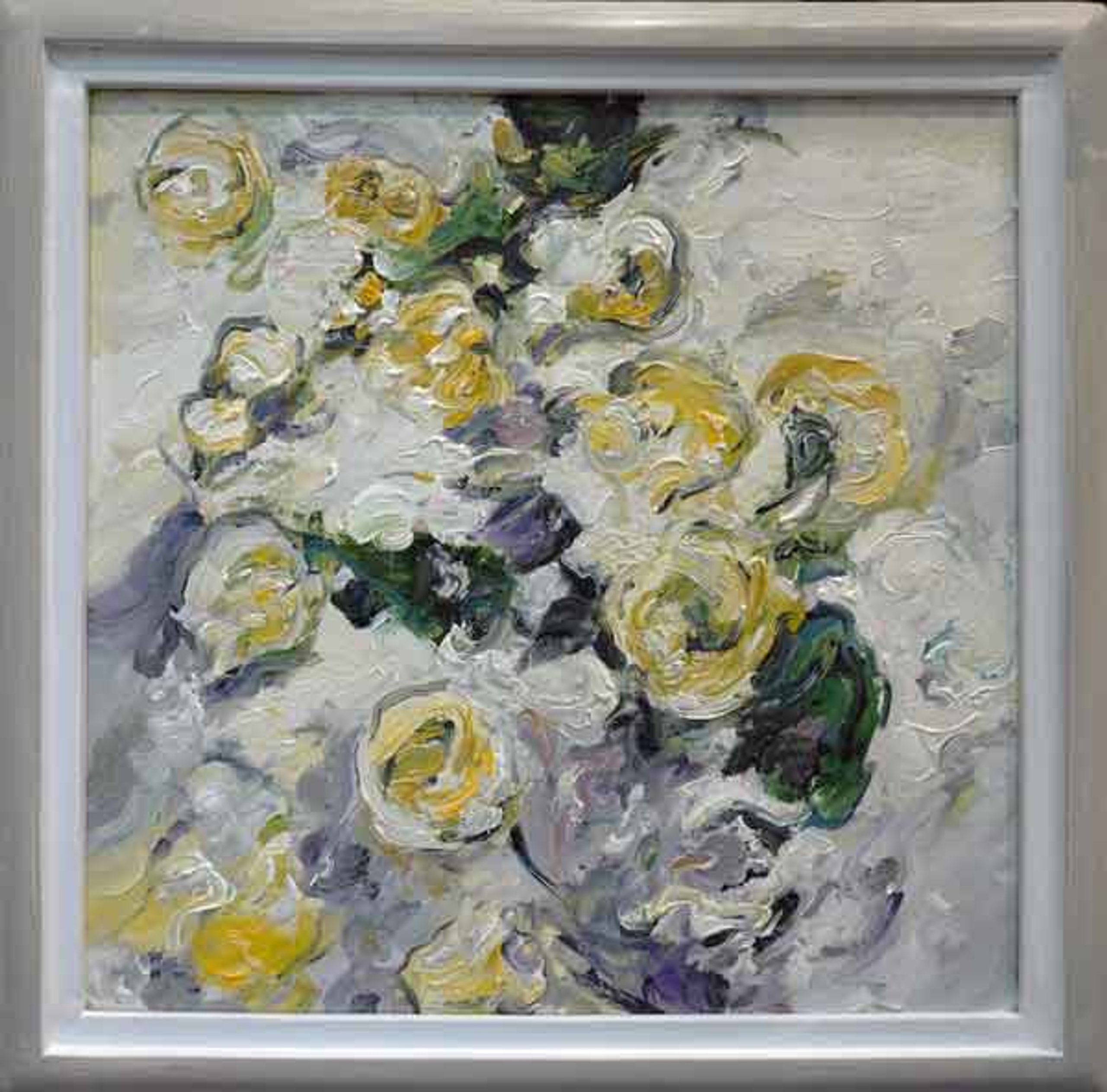 Flower Abstract (study) #3 — oil painting by Brock Irwin