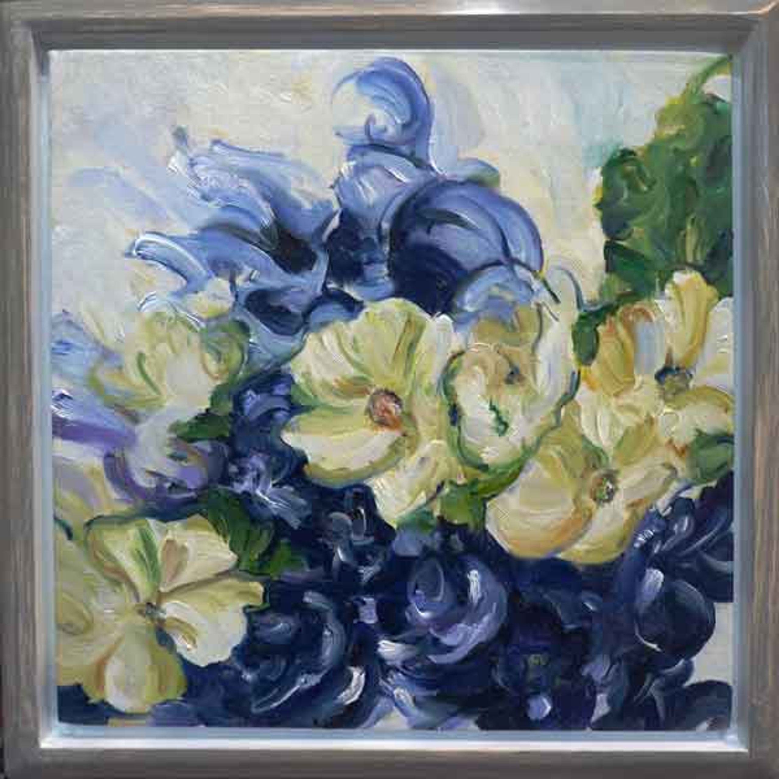Flower abstract (study) #1 — oil painting by Brock Irwin