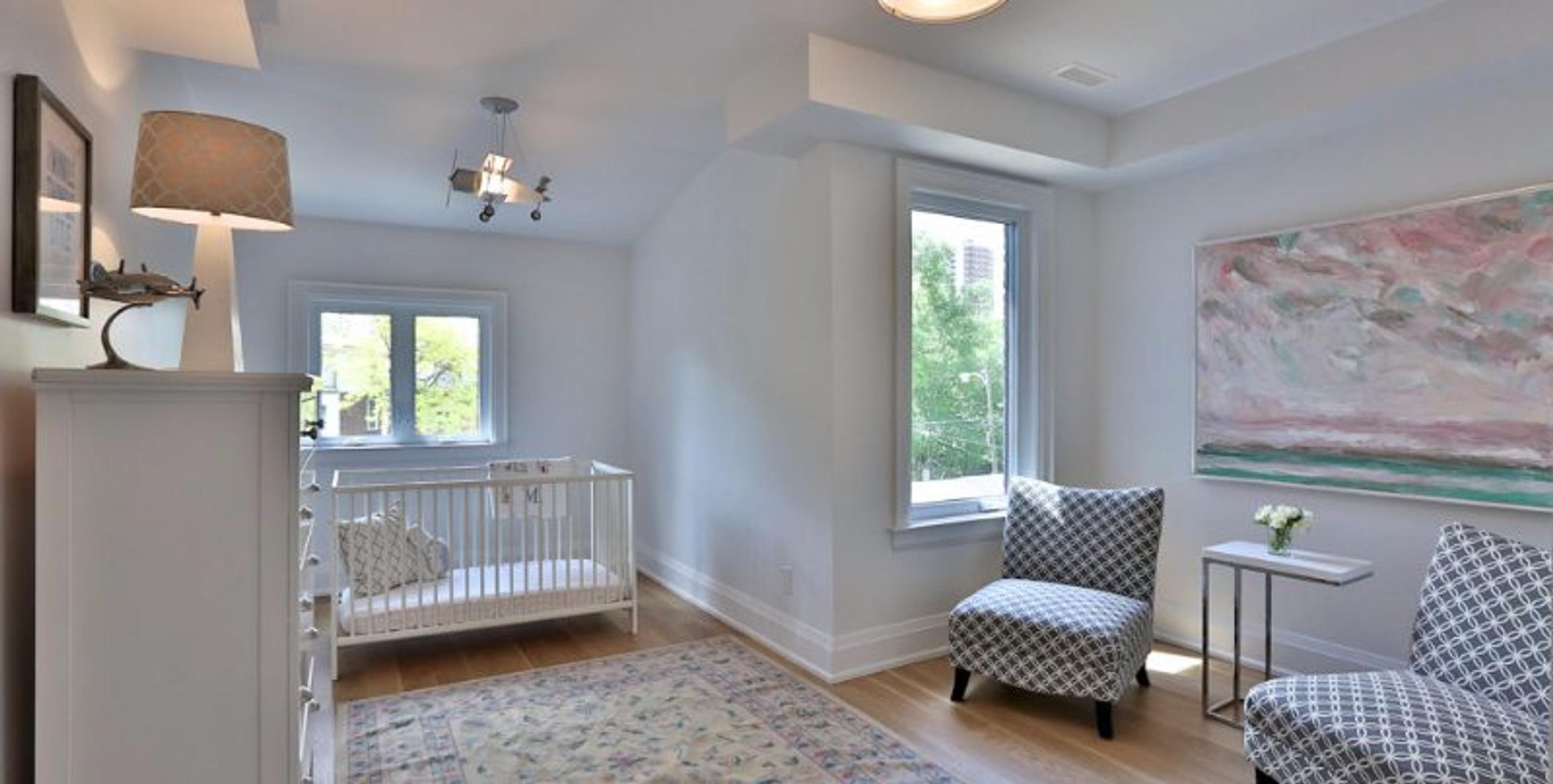 Bedroom staging example