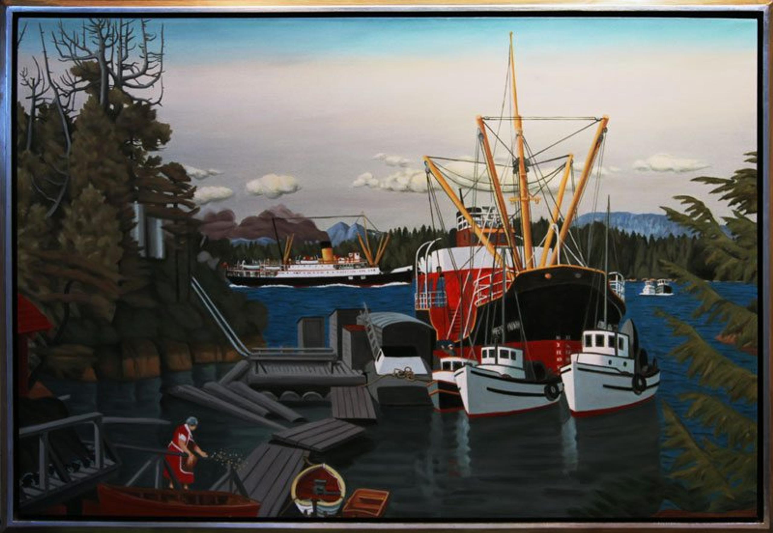 Boats in Harbour 2 (after Hughes)