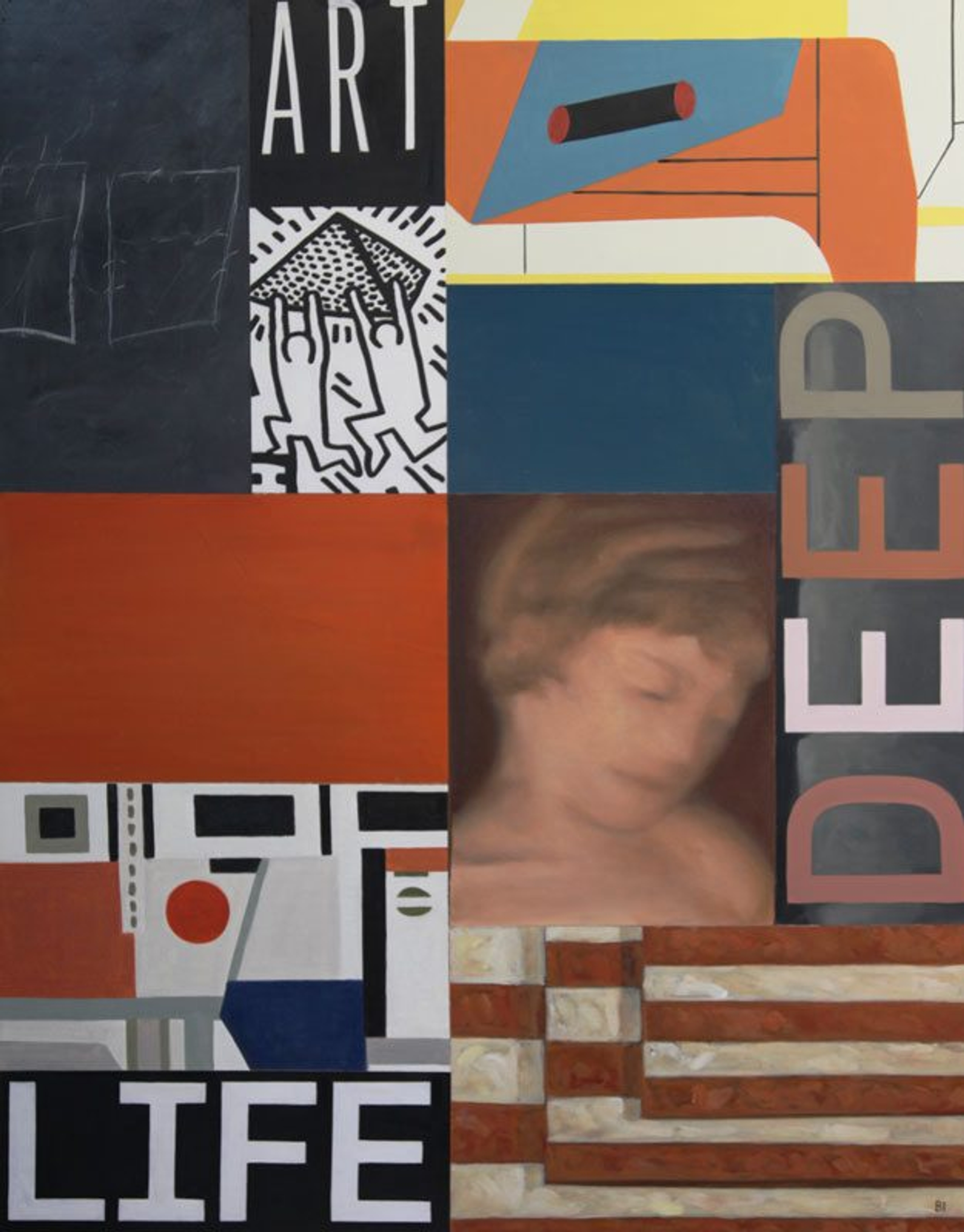 Collage #5 — oil painting by Brock Irwin