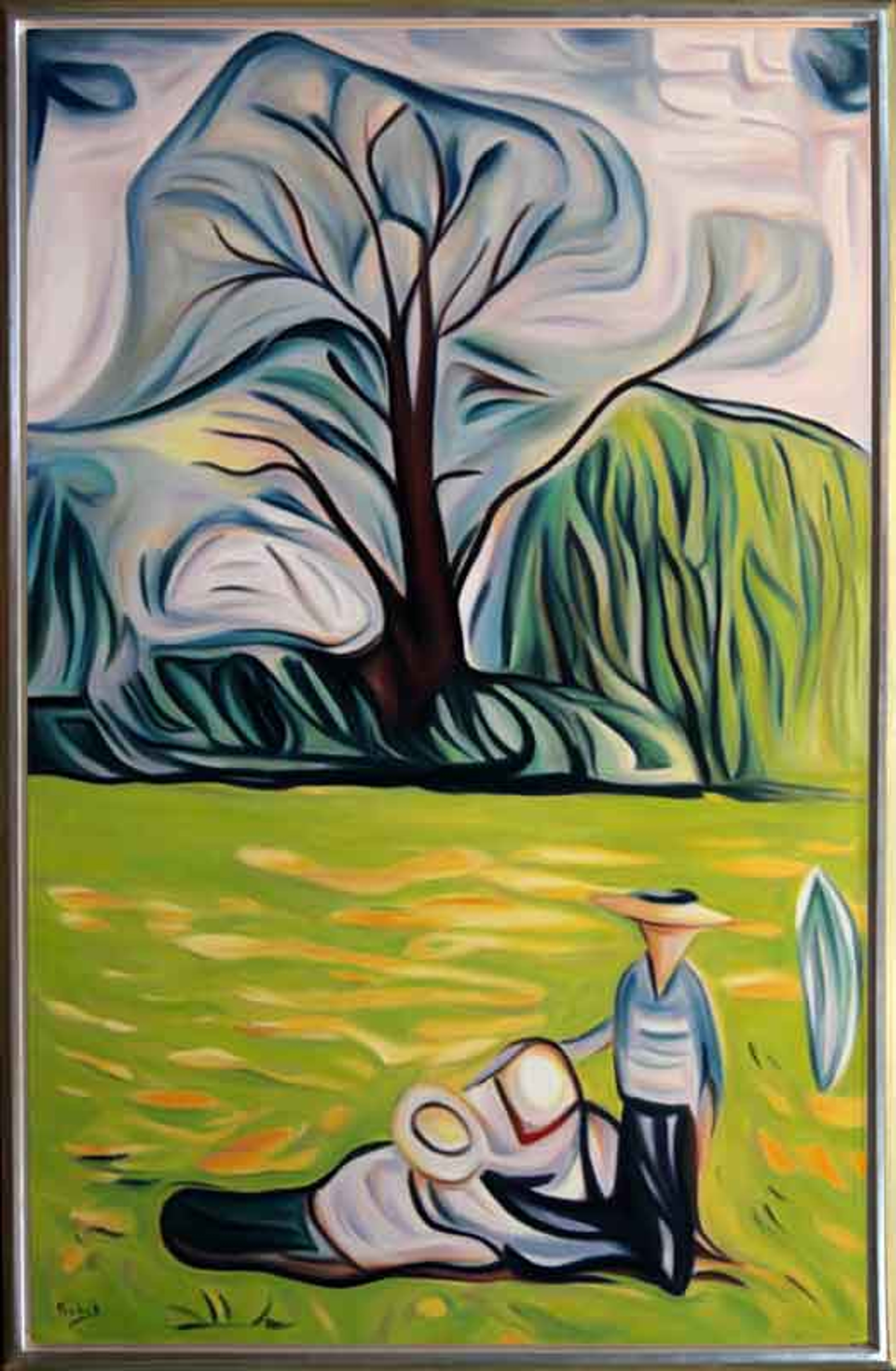 Flow Landscape #5 — oil painting by Brock Irwin