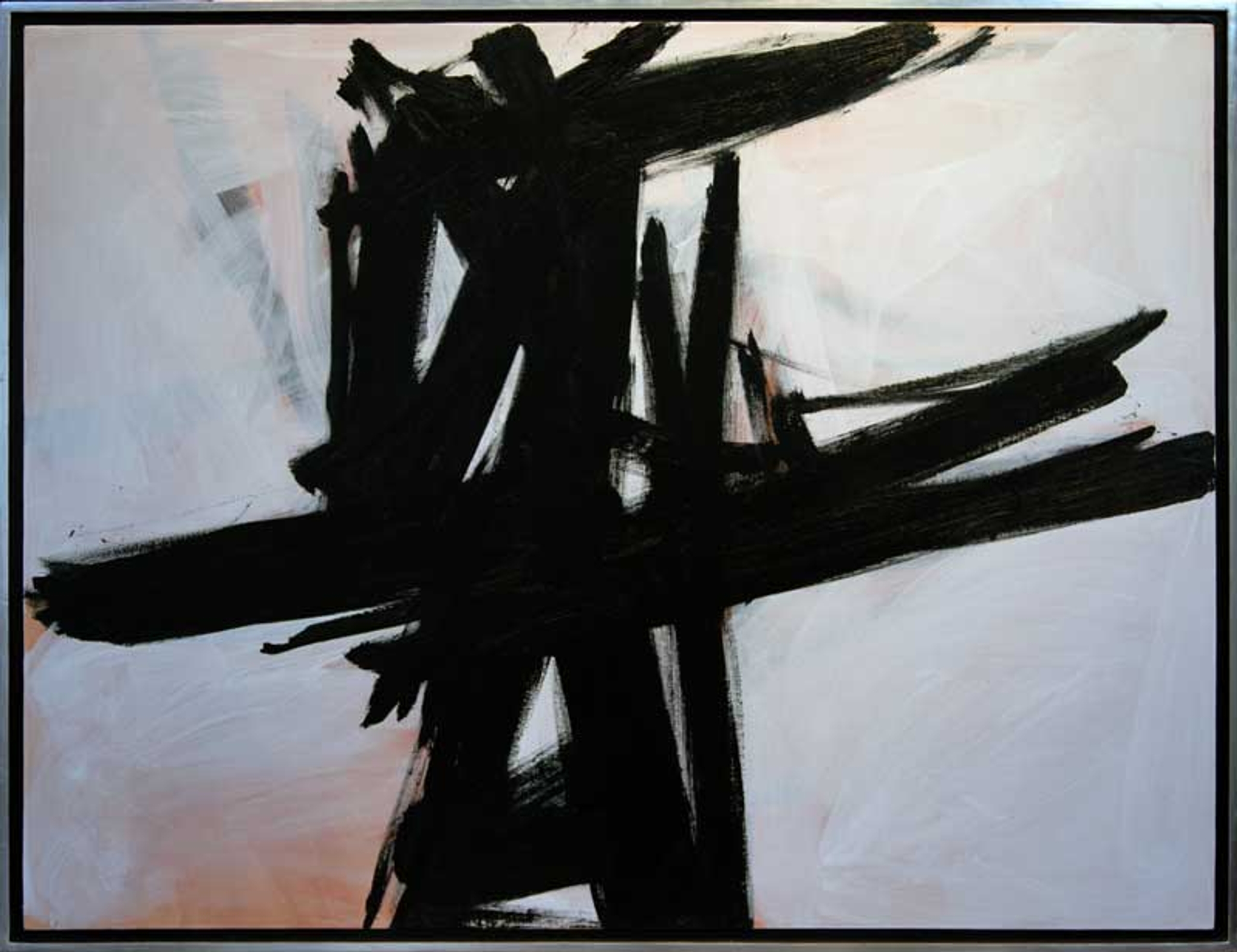 Black Stripes #7 — oil painting by Brock Irwin