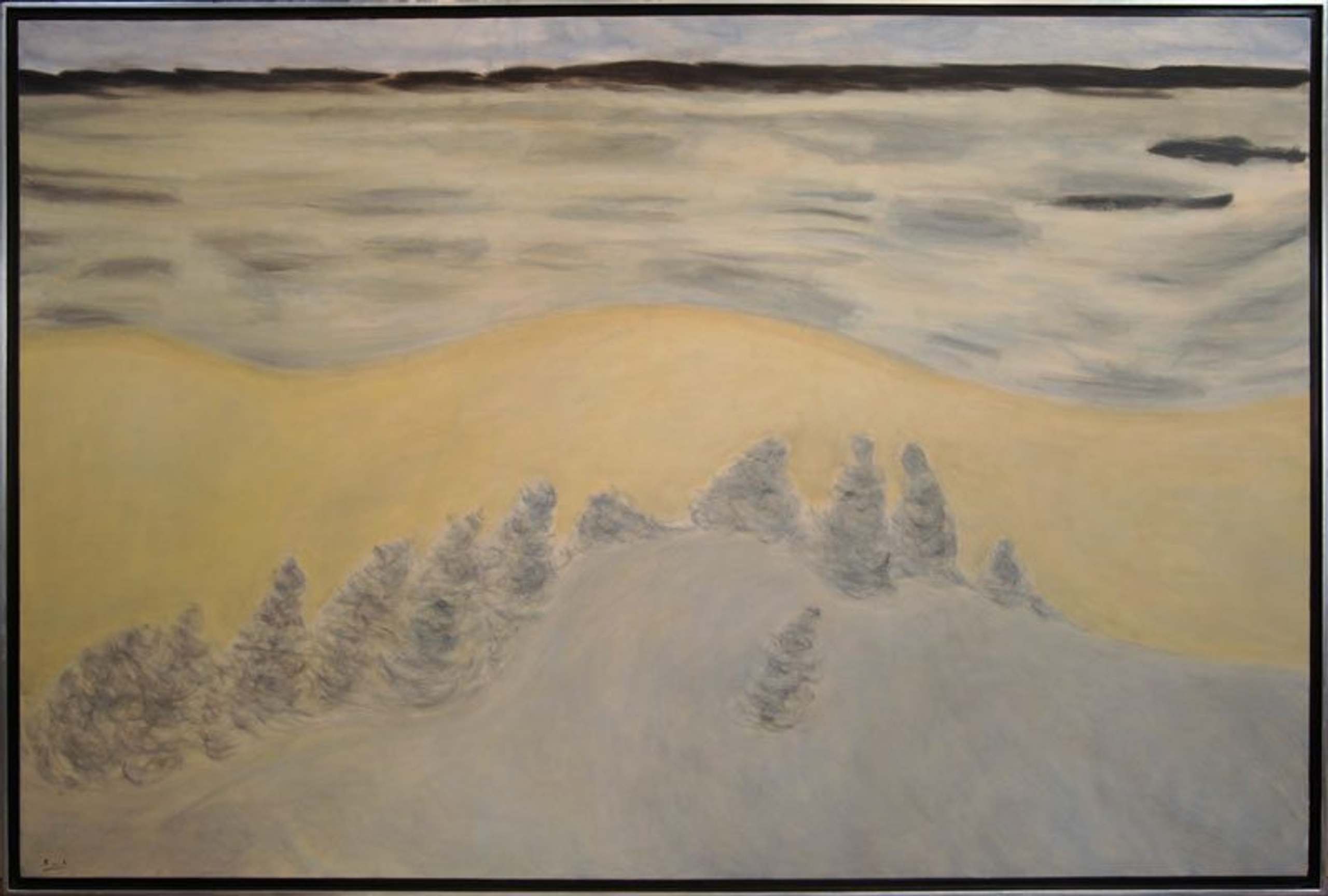 Grey Trees — oil painting by Brock Irwin