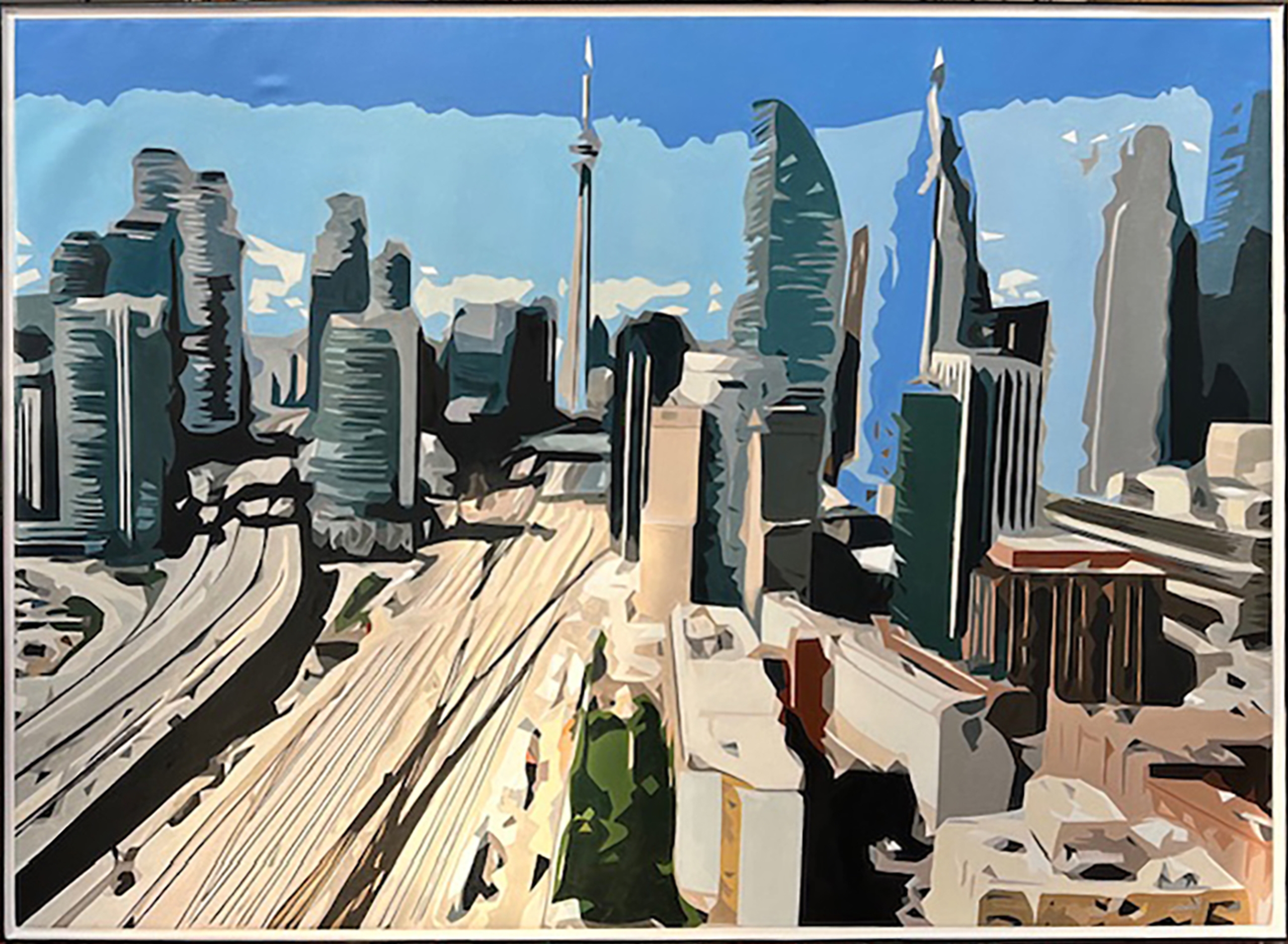 Modern Landscape #21 — oil painting by Brock Irwin