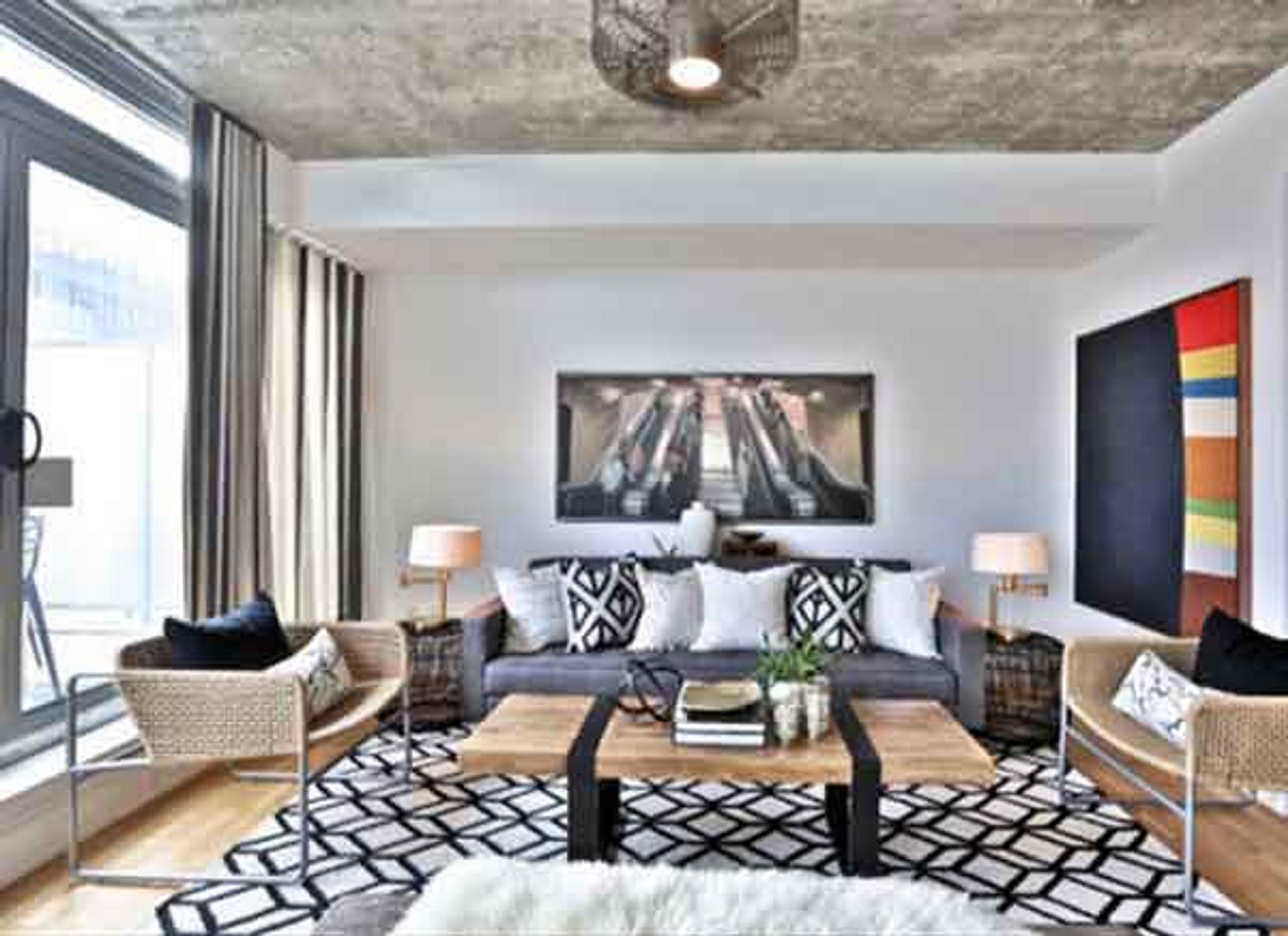 Basement staging example
