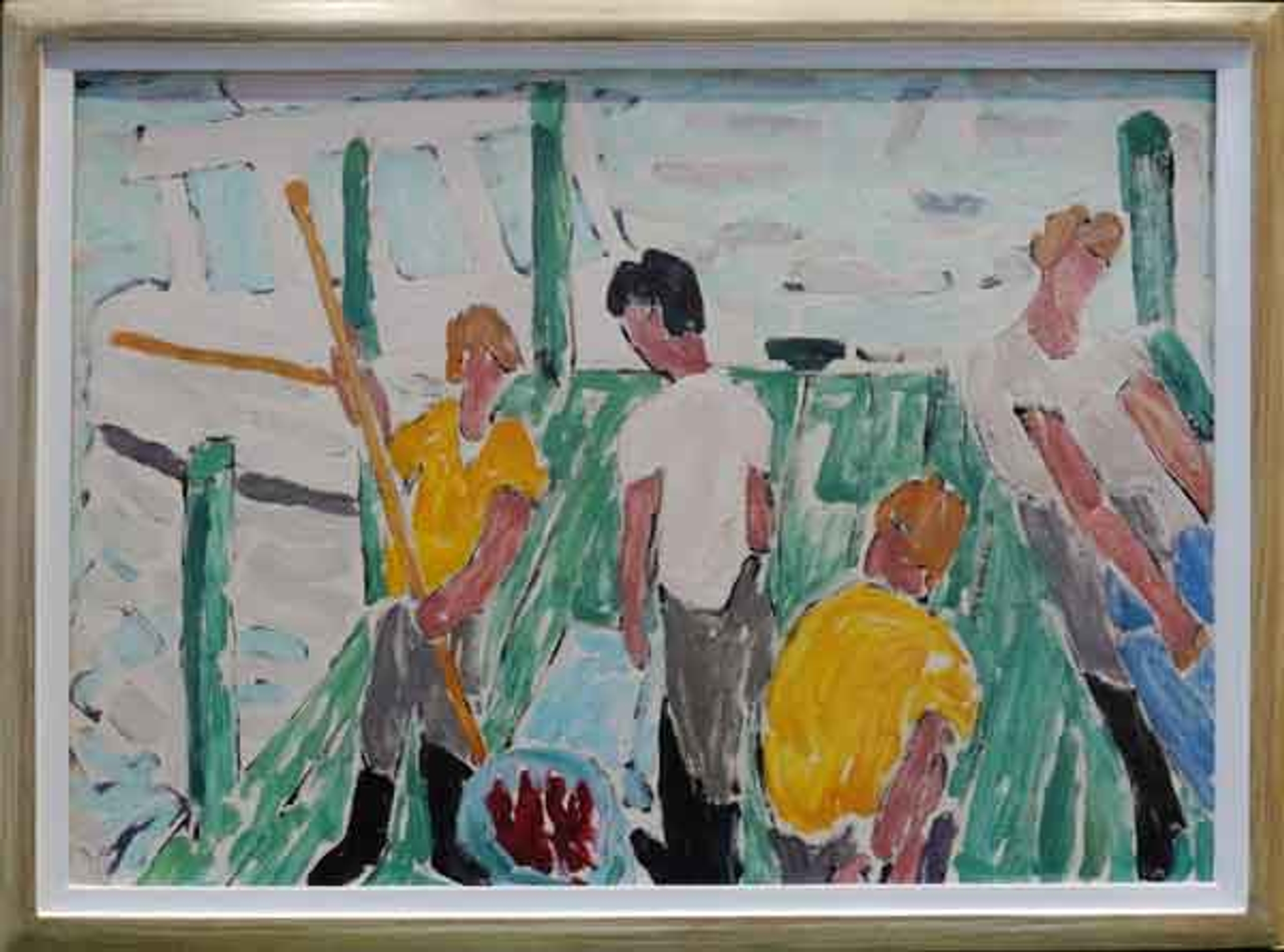 Fishing — oil painting by Brock Irwin