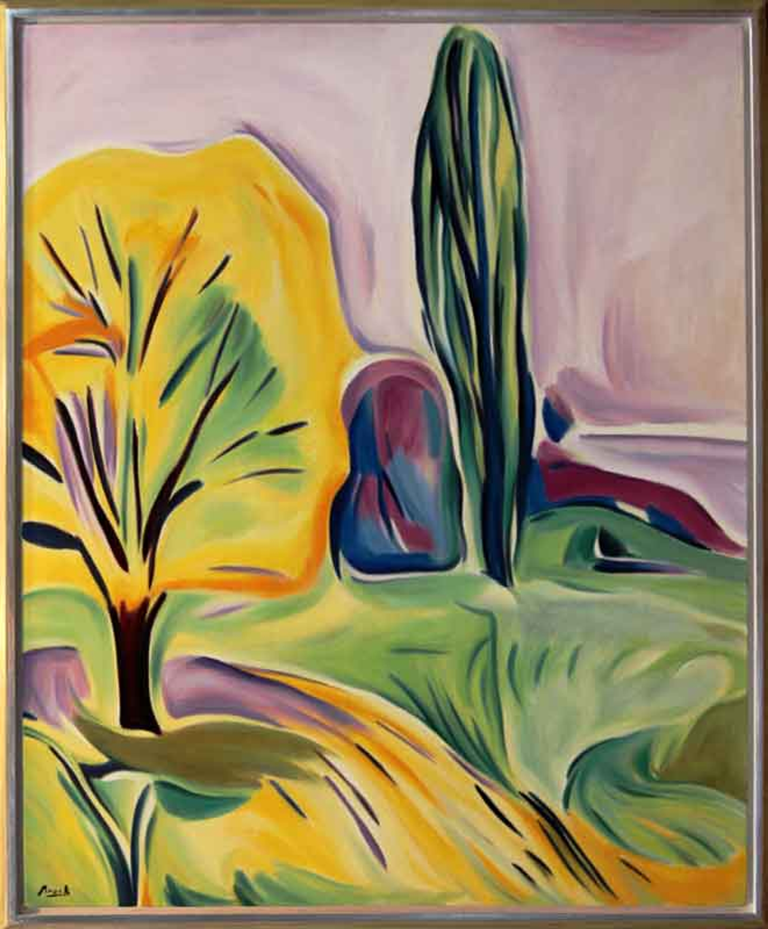 Flow Landscape #8 — oil painting by Brock Irwin