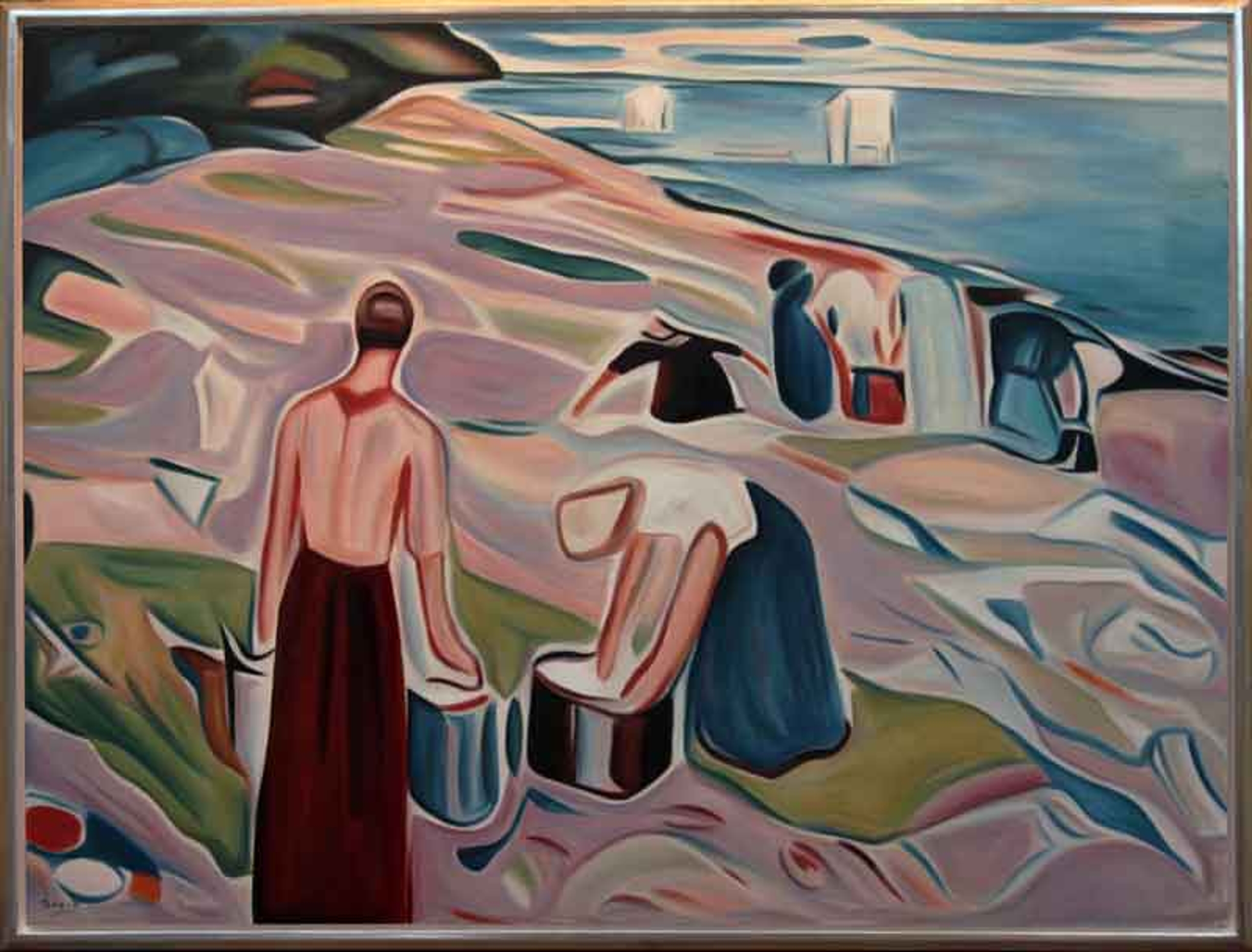 Flow Landscape #6 — oil painting by Brock Irwin