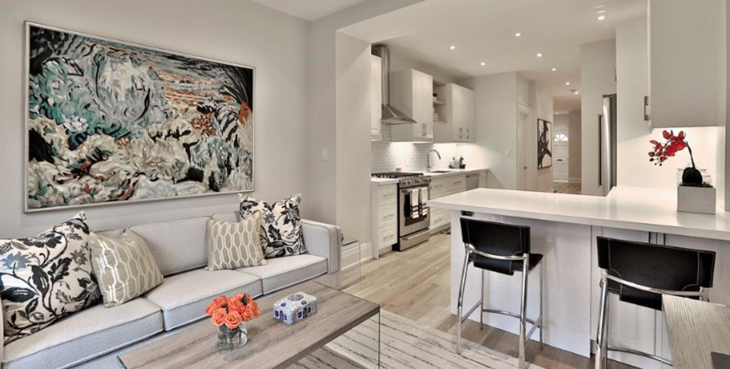 Family Room staging example