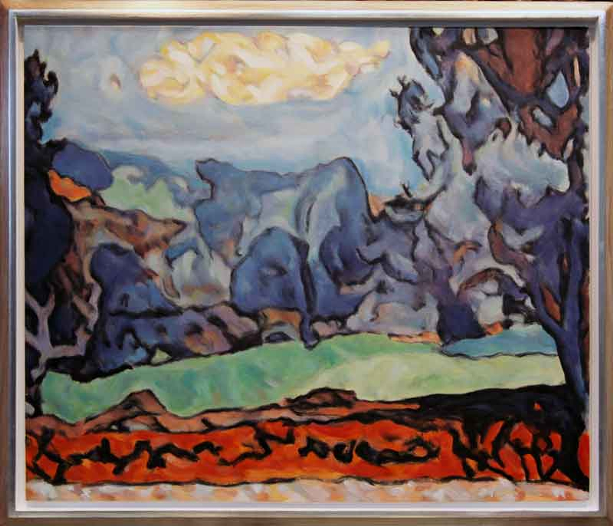 Trees in Blue — oil painting by Brock Irwin