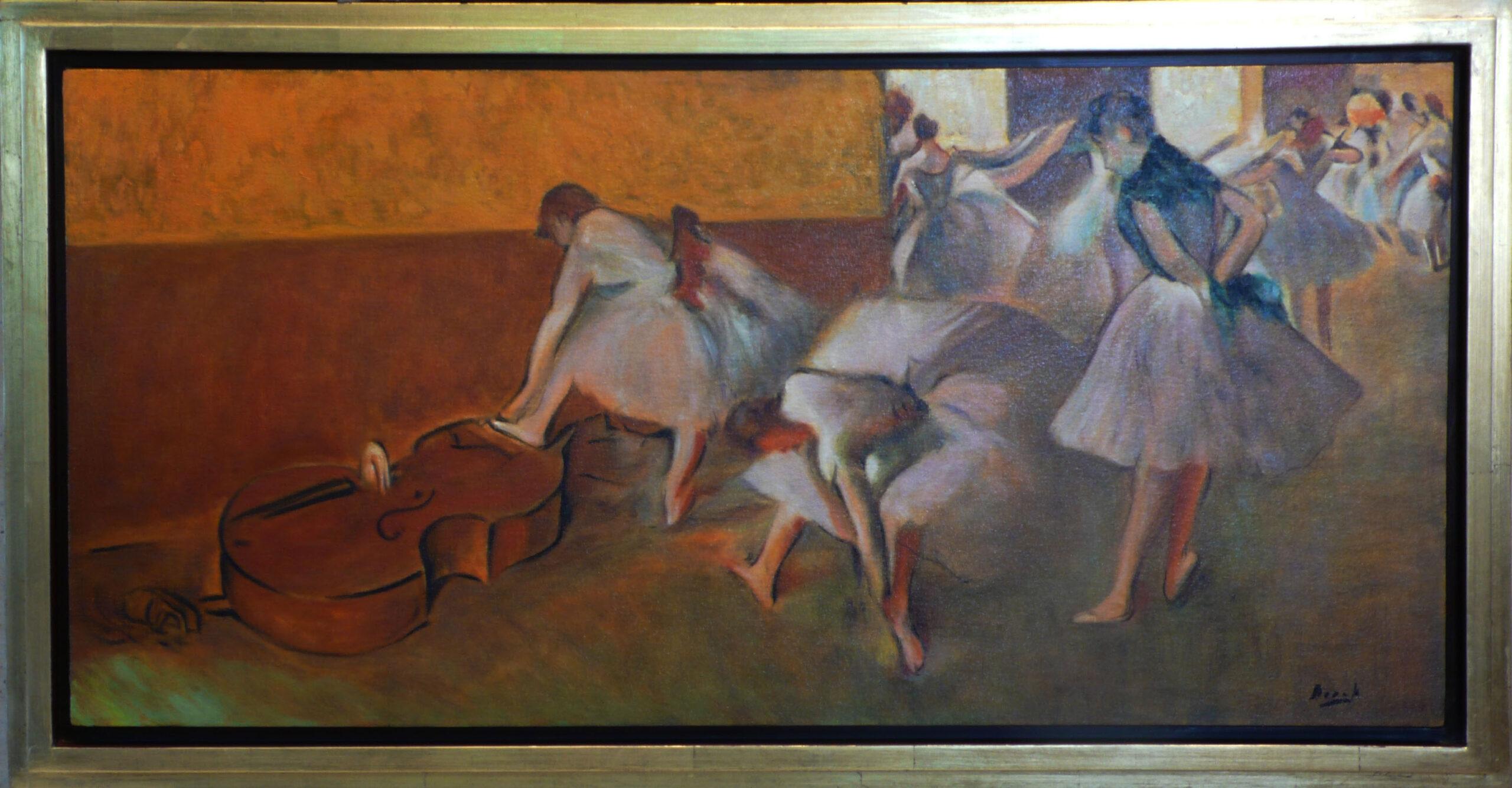 Ballerinas (after Degas)