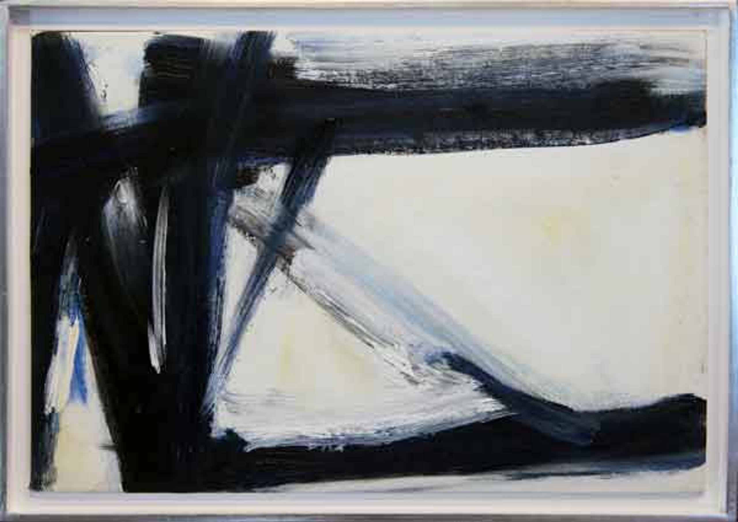 Blue Stripes (small) #5 — oil painting by Brock Irwin