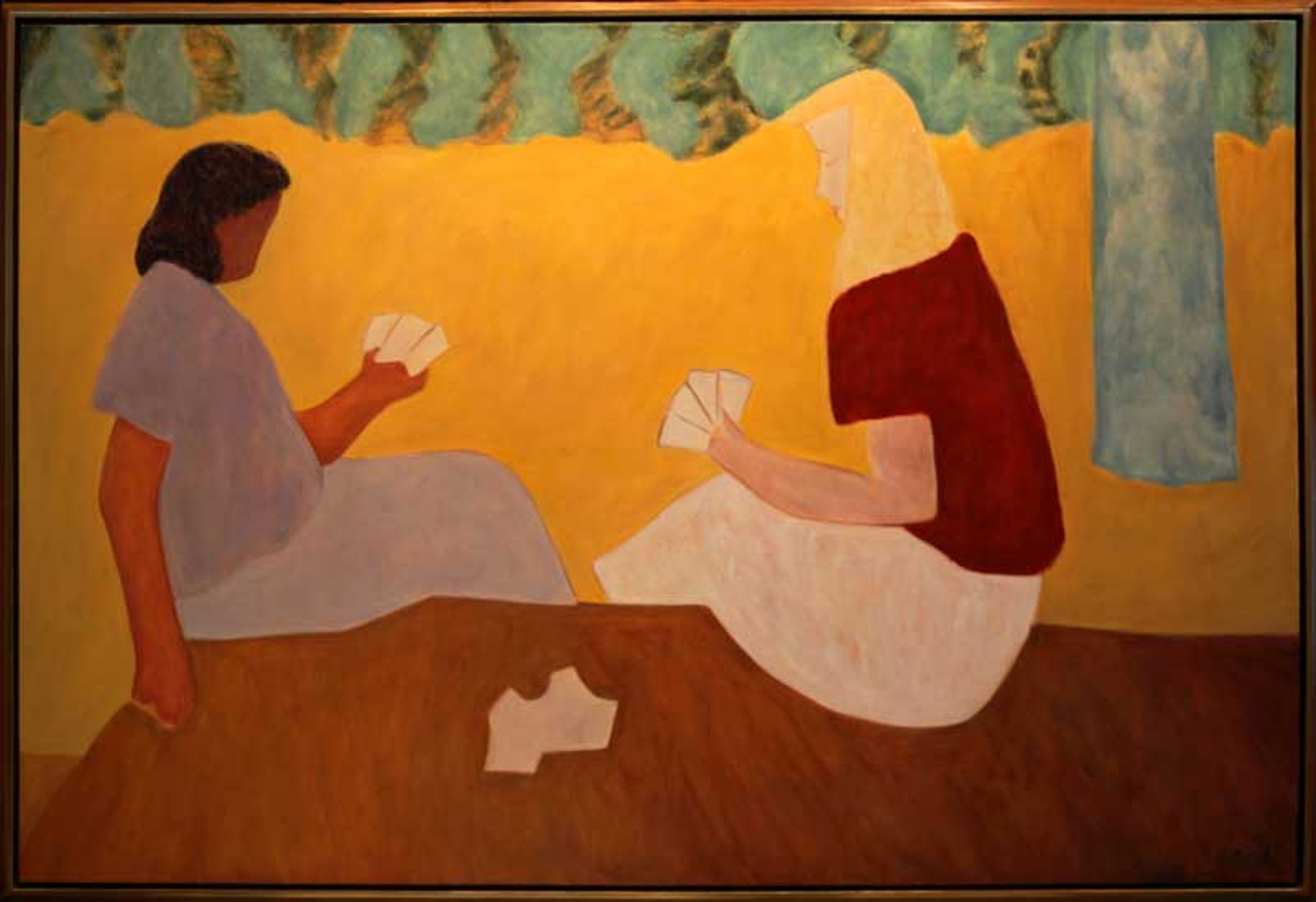 The Card Players — oil painting by Brock Irwin