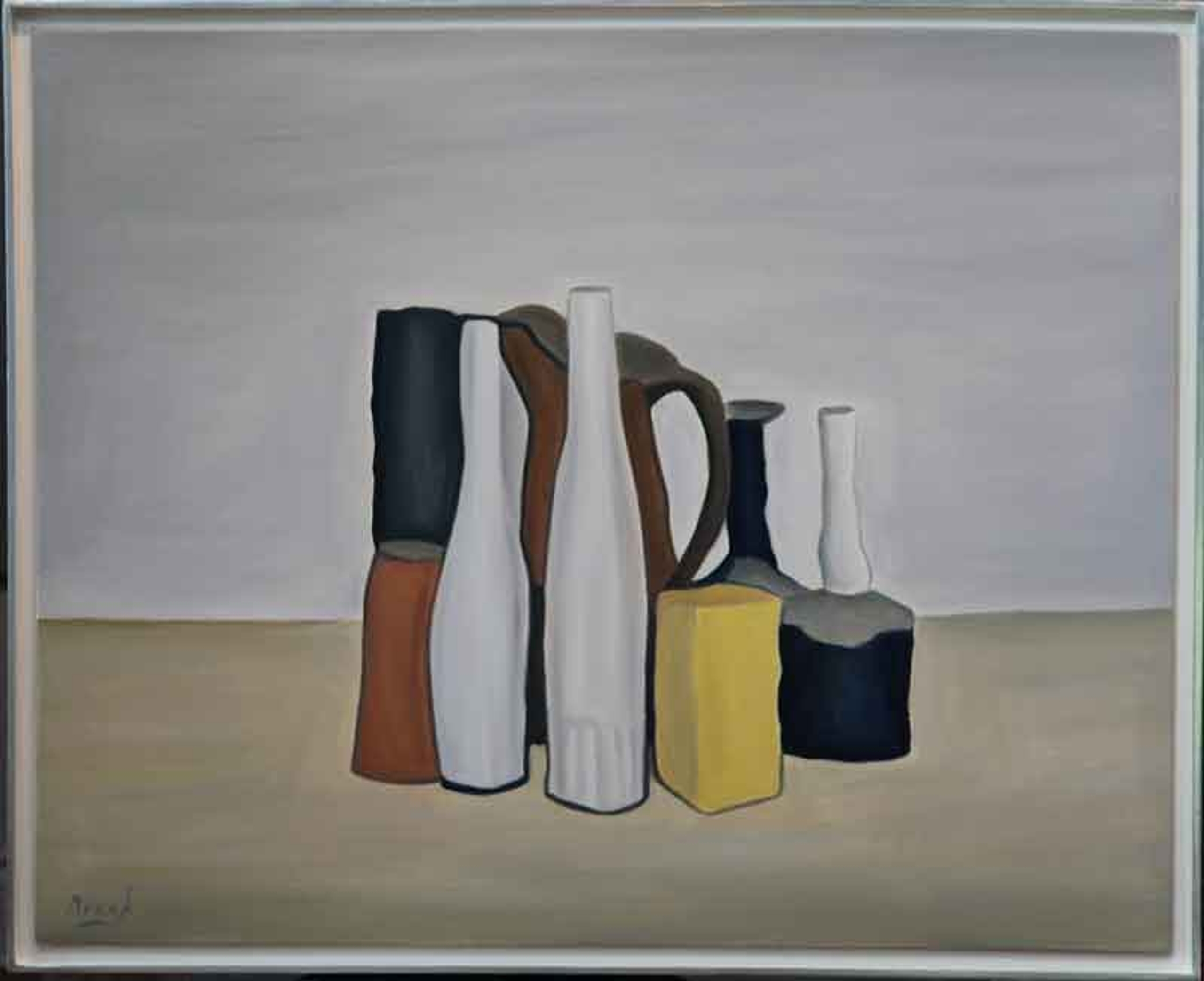 Bottles #5 — oil painting by Brock Irwin