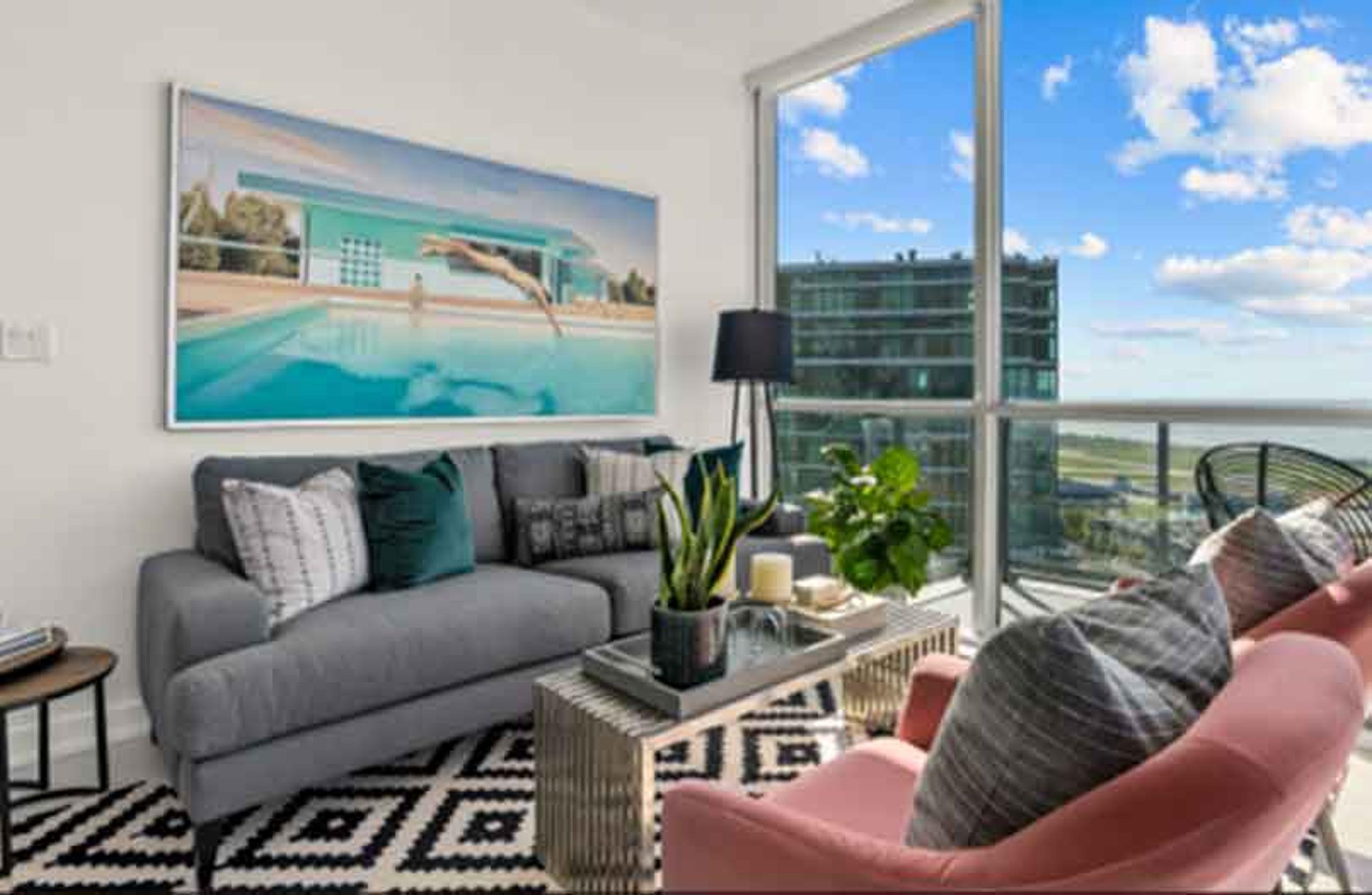 Basement staging example
