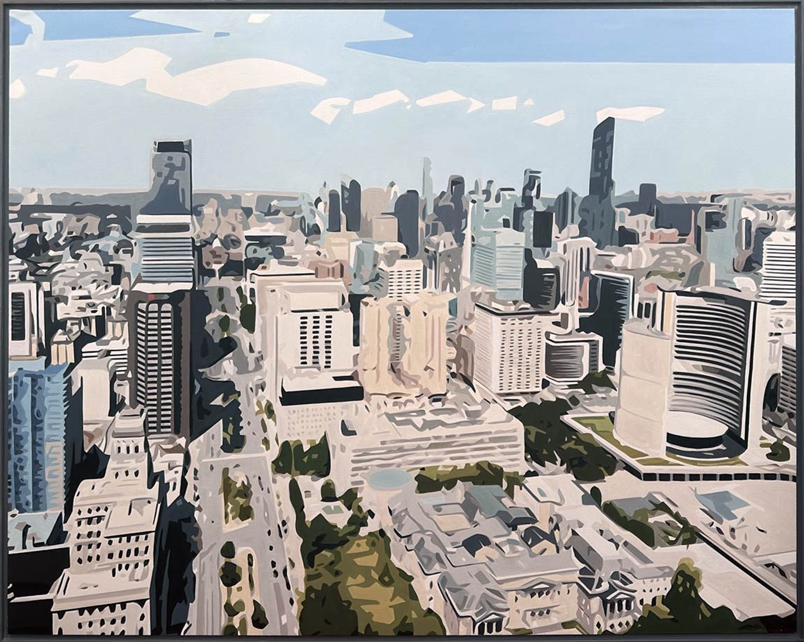 Modern Cityscape #26 — oil painting by Brock Irwin