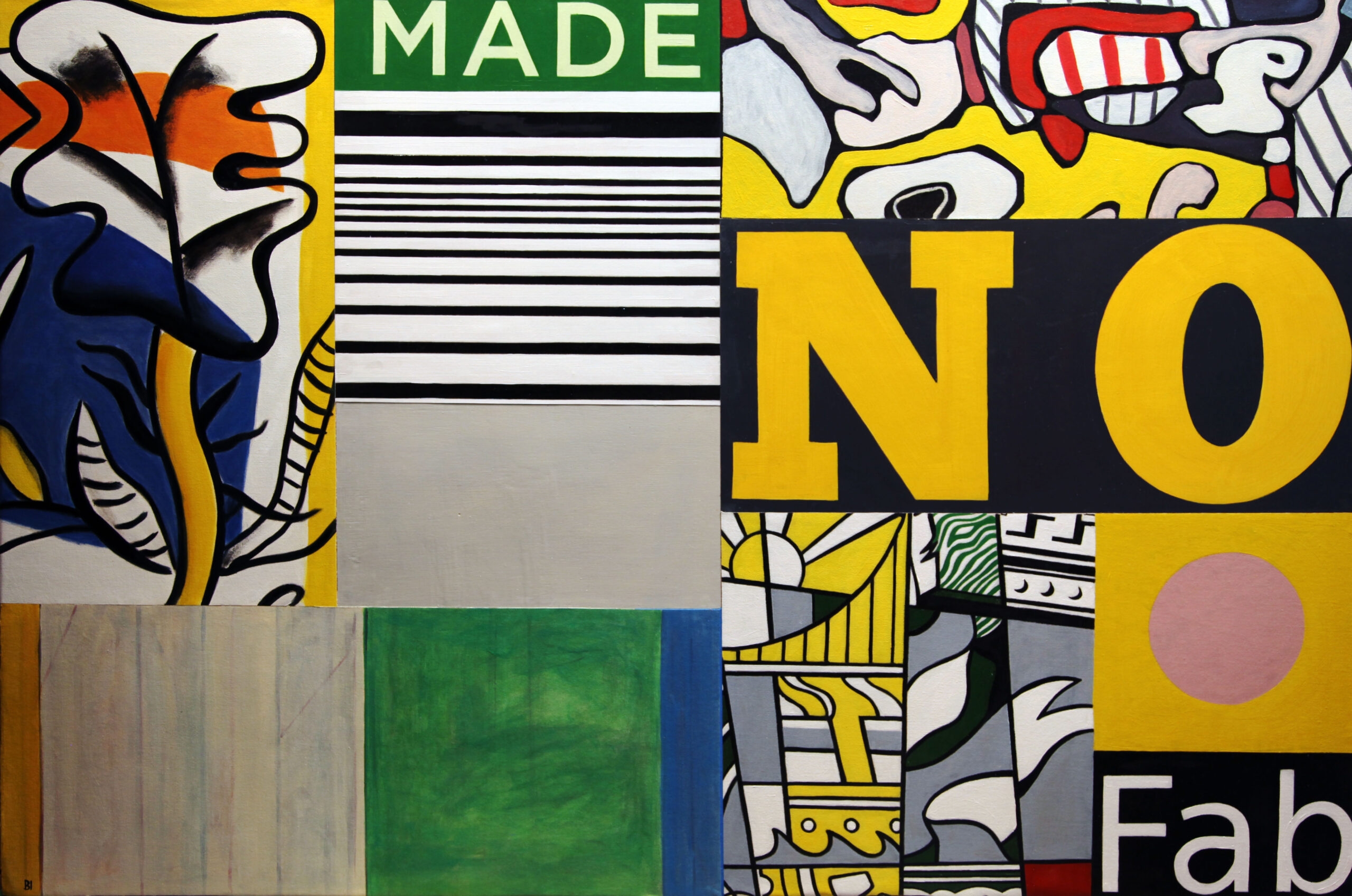Collage #2 — oil painting by Brock Irwin